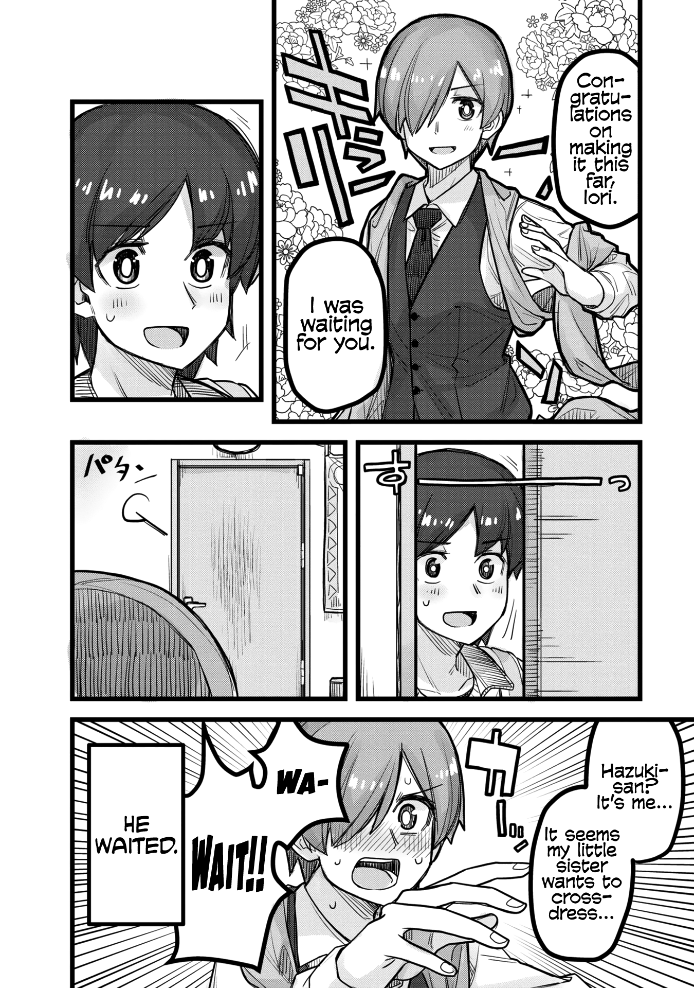 Halaman dari Ikemen Joshi to Josou Danshi Chapter 35.5