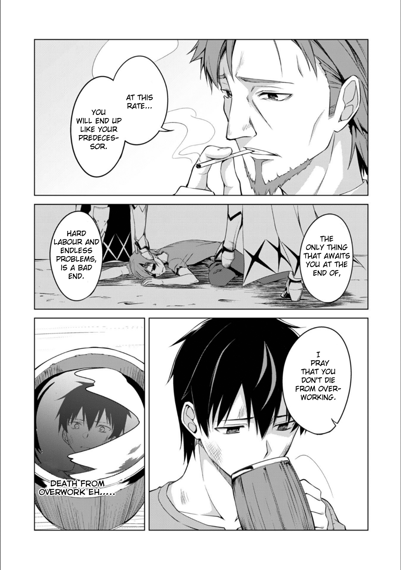 Halaman dari Boushoku no Berserk ~Ore dake Level to Iu Gainen wo Toppa suru~ Chapter 1