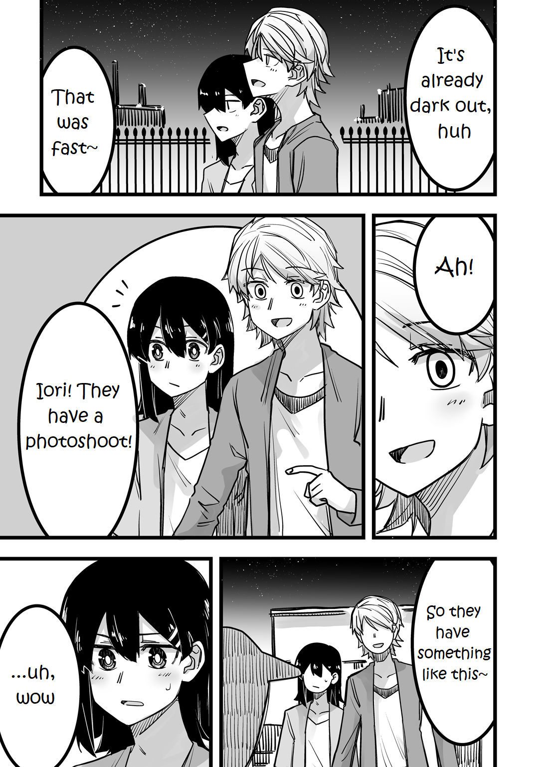 Halaman dari Ikemen Joshi to Josou Danshi Chapter 12