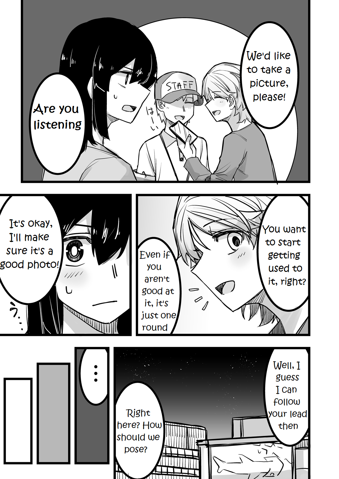 Halaman dari Ikemen Joshi to Josou Danshi Chapter 12
