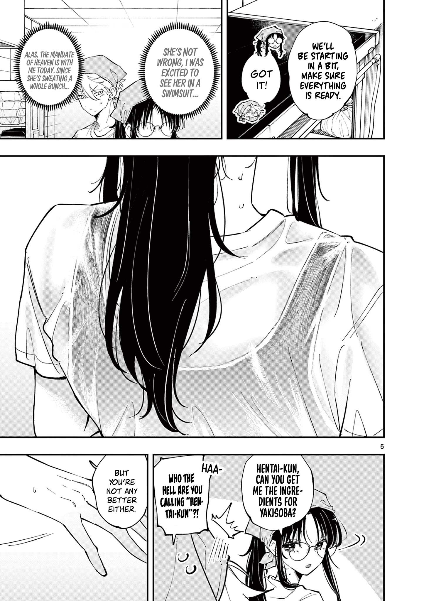 Halaman dari Tonari no Seki no Yatsu ga Souiu Me de Mitekuru Chapter 53