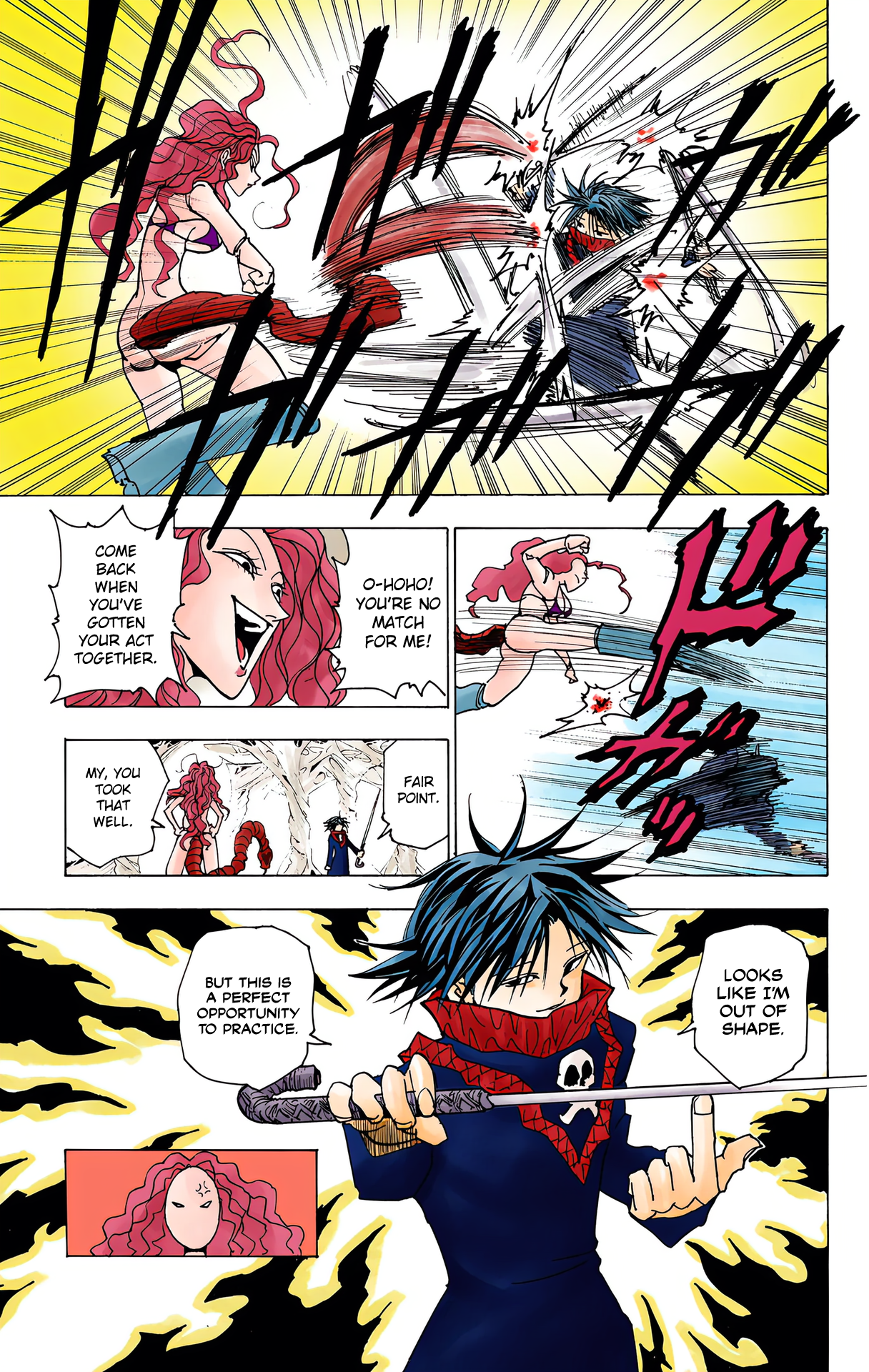 Halaman dari HUNTER x HUNTER (Official Colored) Chapter 227