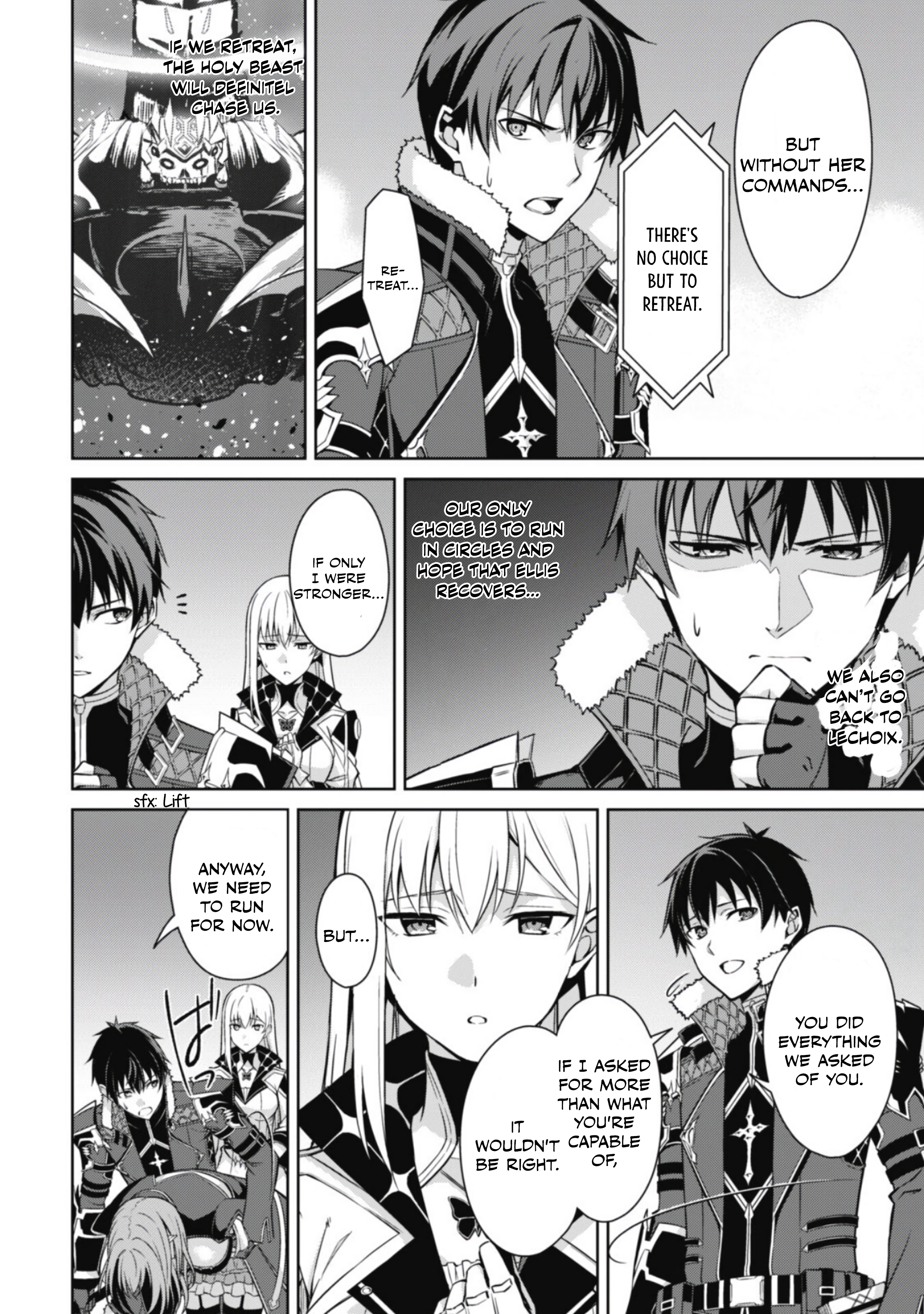 Halaman dari Boushoku no Berserk ~Ore dake Level to Iu Gainen wo Toppa suru~ Chapter 61