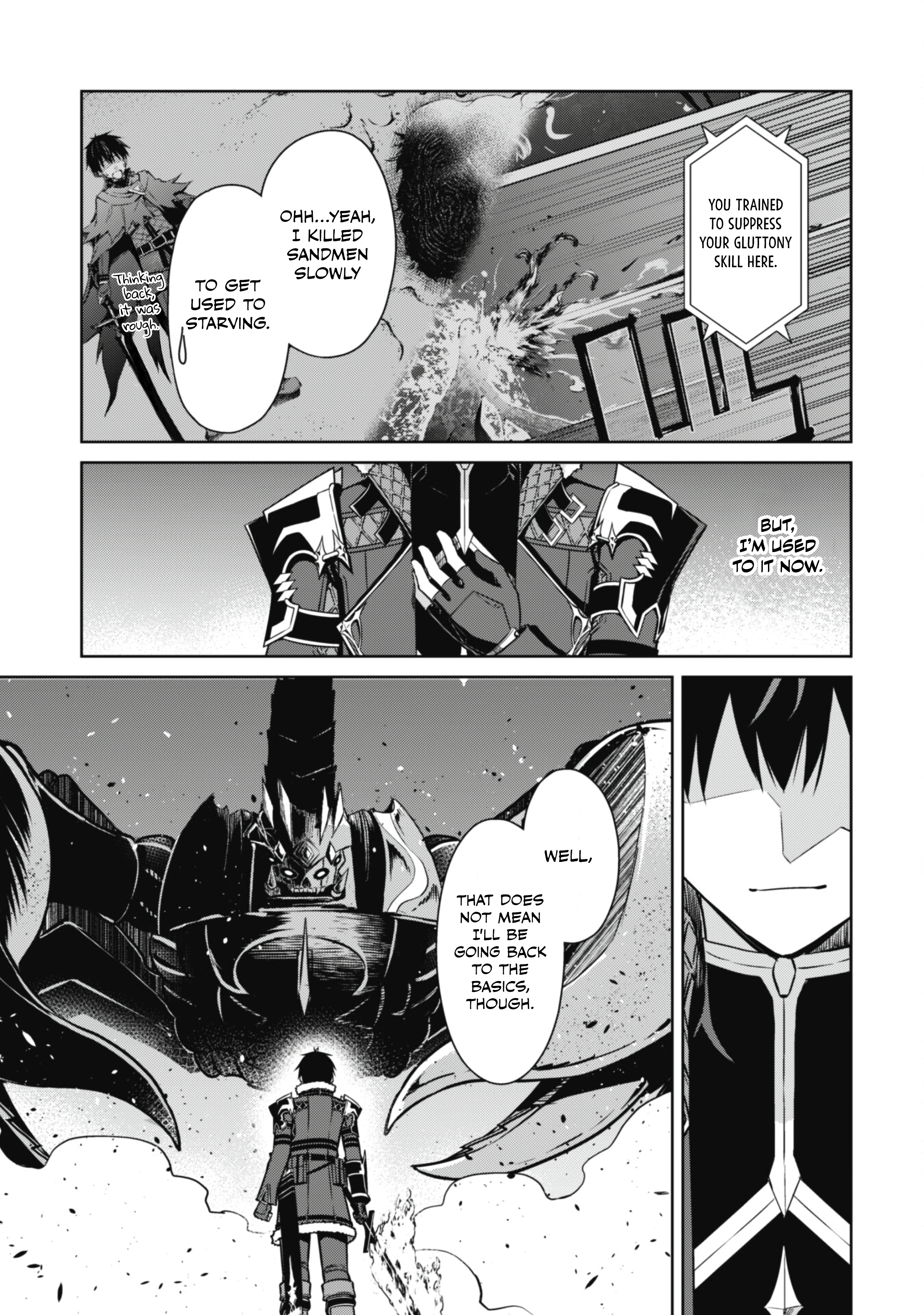 Halaman dari Boushoku no Berserk ~Ore dake Level to Iu Gainen wo Toppa suru~ Chapter 61