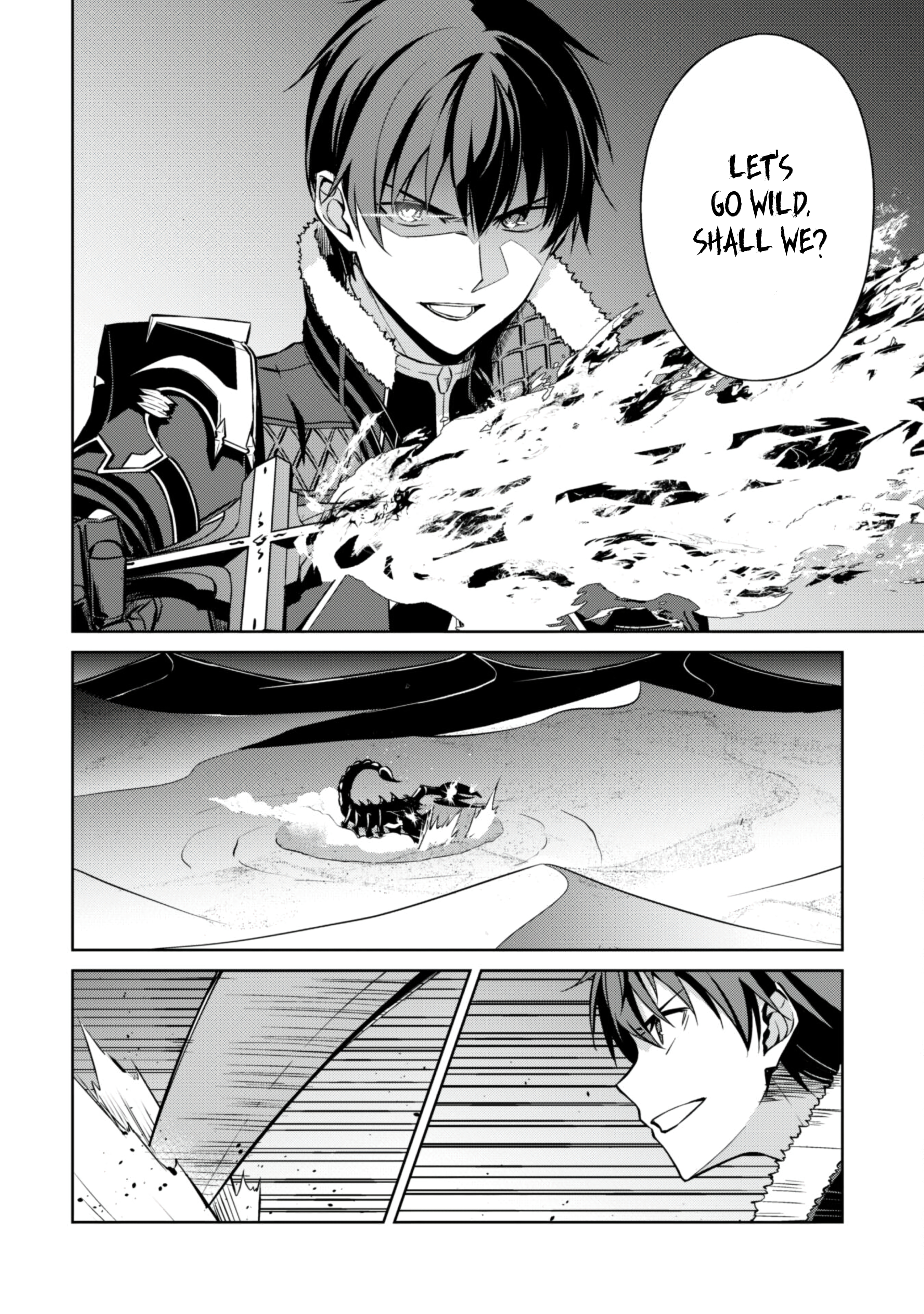 Halaman dari Boushoku no Berserk ~Ore dake Level to Iu Gainen wo Toppa suru~ Chapter 61