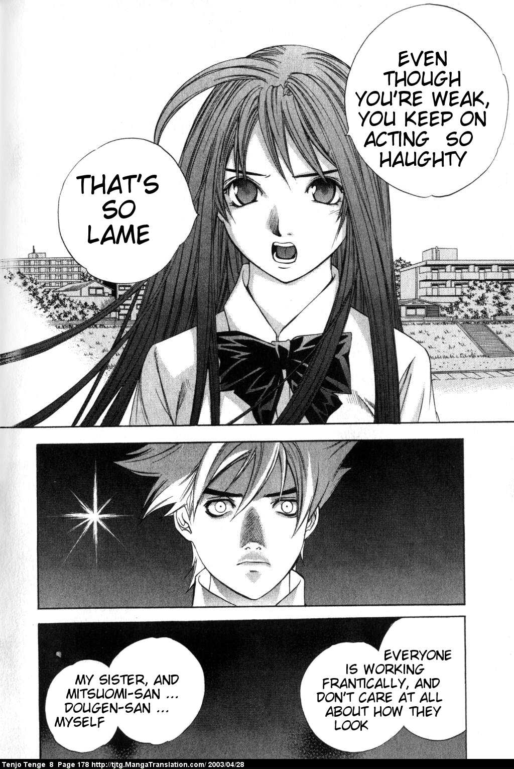Halaman dari Tenjou Tenge Chapter 51