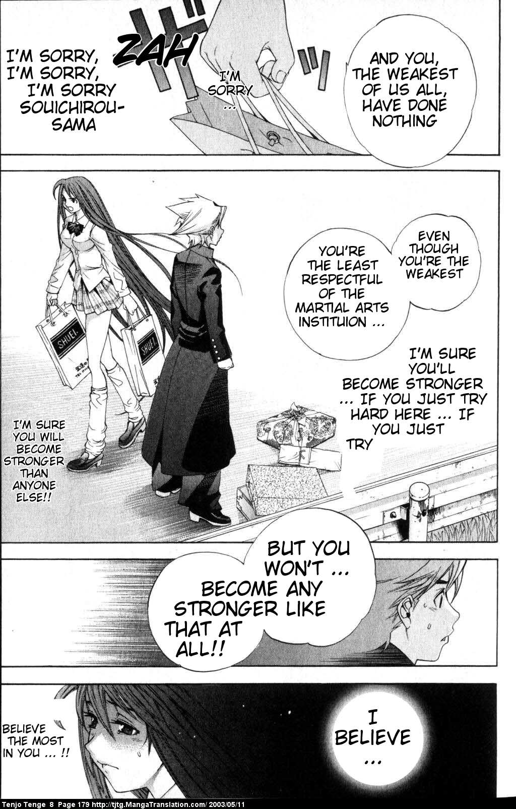 Halaman dari Tenjou Tenge Chapter 51