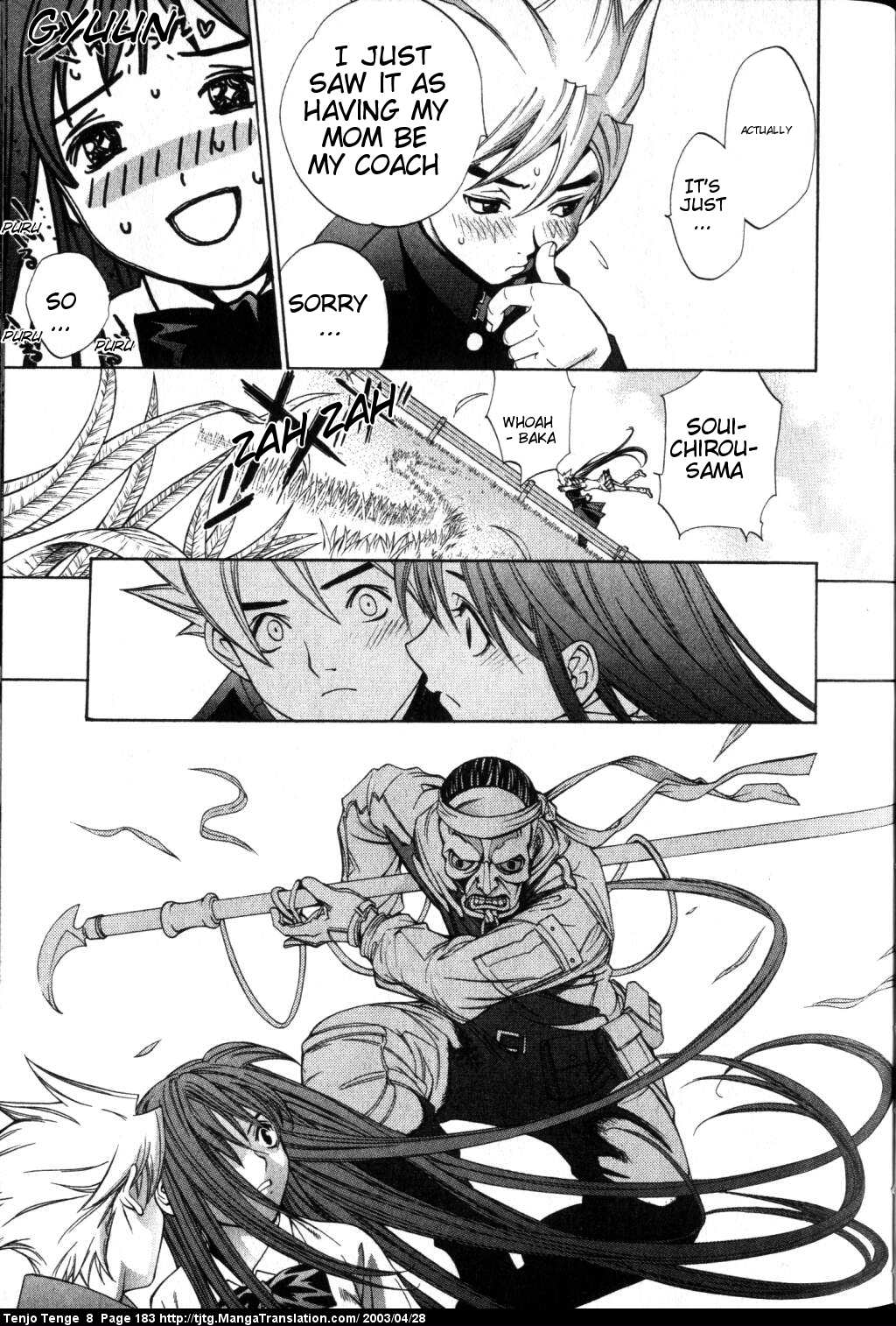 Halaman dari Tenjou Tenge Chapter 51