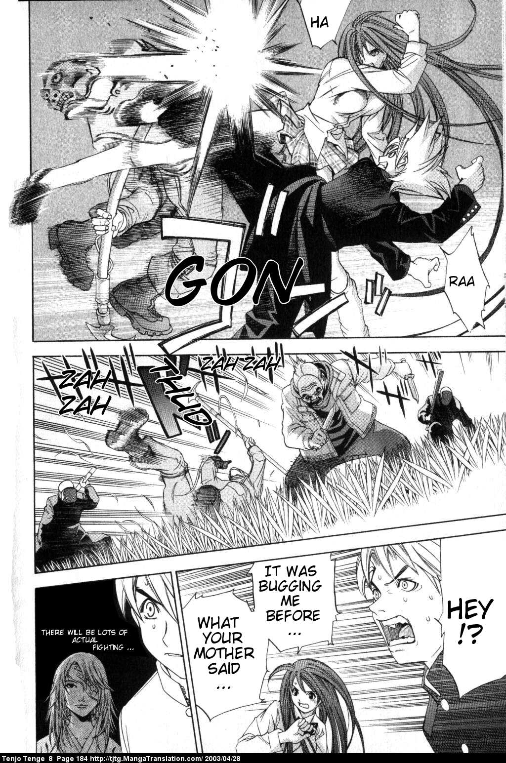 Halaman dari Tenjou Tenge Chapter 51