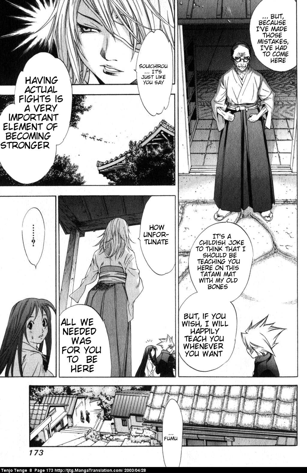 Halaman dari Tenjou Tenge Chapter 51