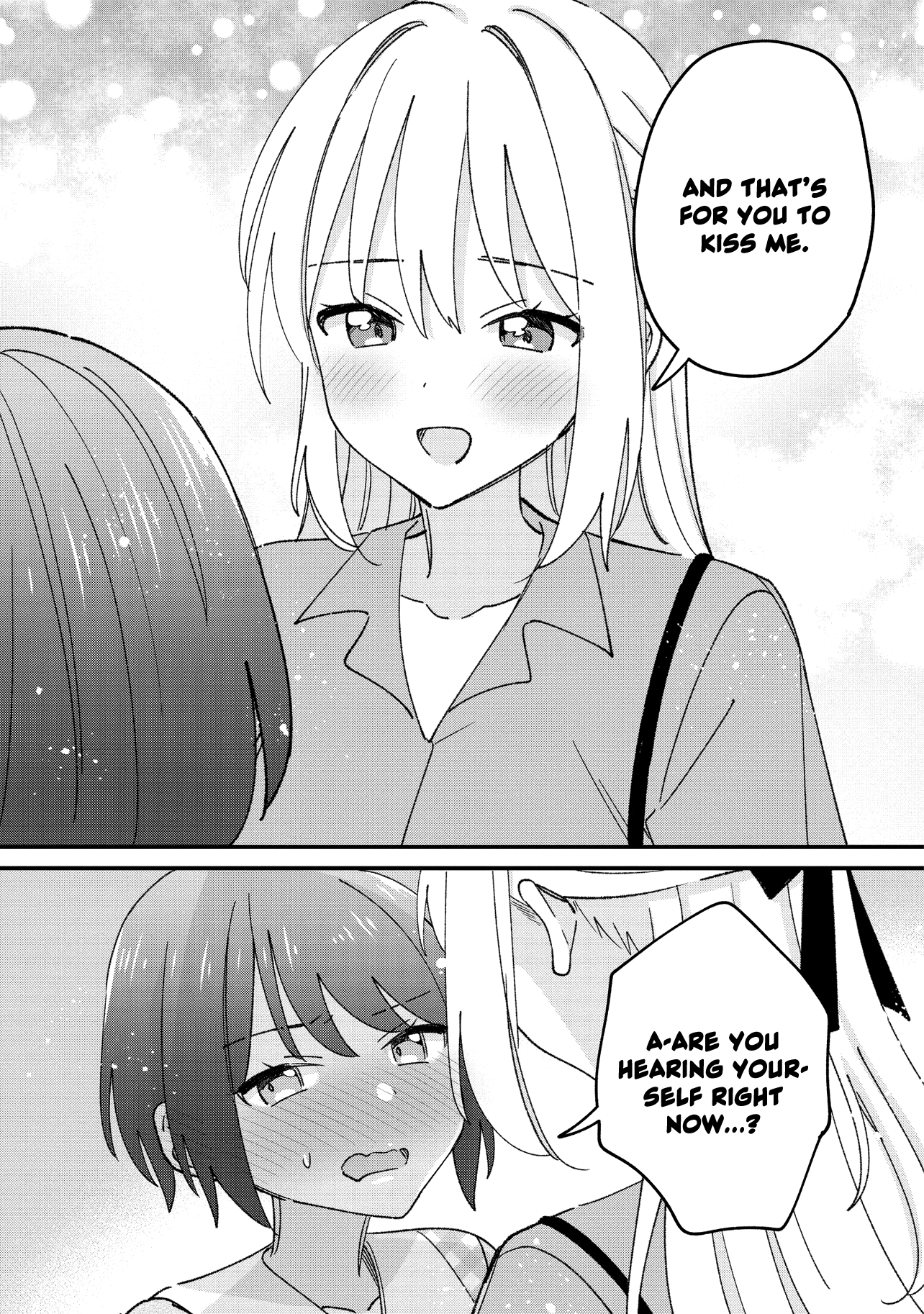 Halaman dari Kao dake yoi Classmate ga, Yatara to Guigui Kuru Yuri no Hanashi. Chapter 7.1