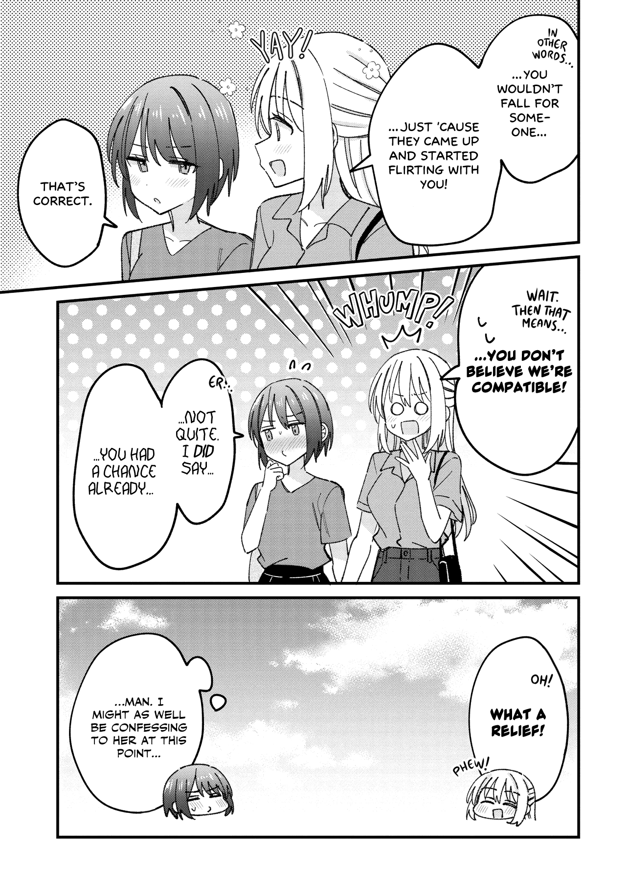 Halaman dari Kao dake yoi Classmate ga, Yatara to Guigui Kuru Yuri no Hanashi. Chapter 7.1