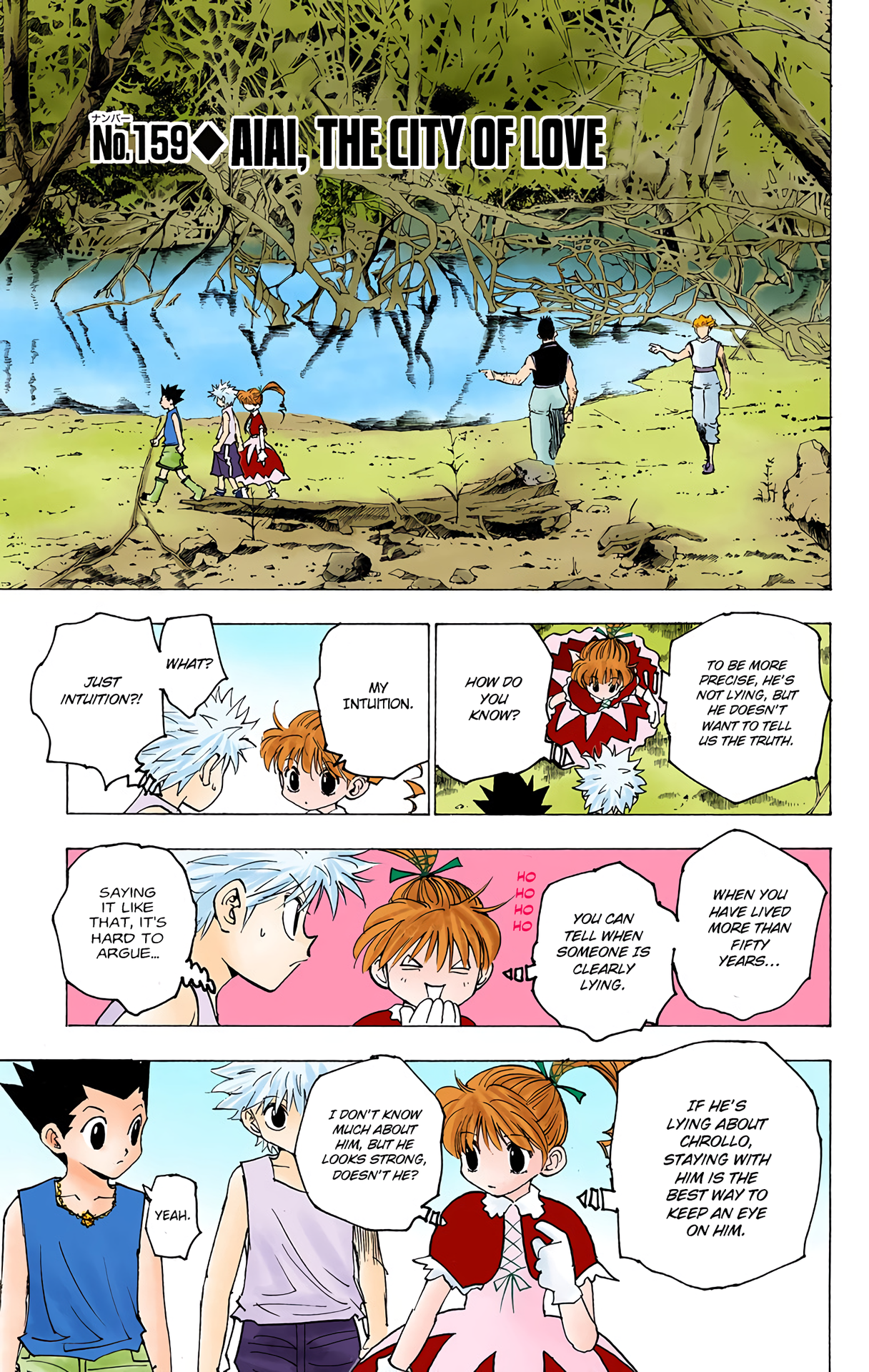 Halaman dari HUNTER x HUNTER (Official Colored) Chapter 159