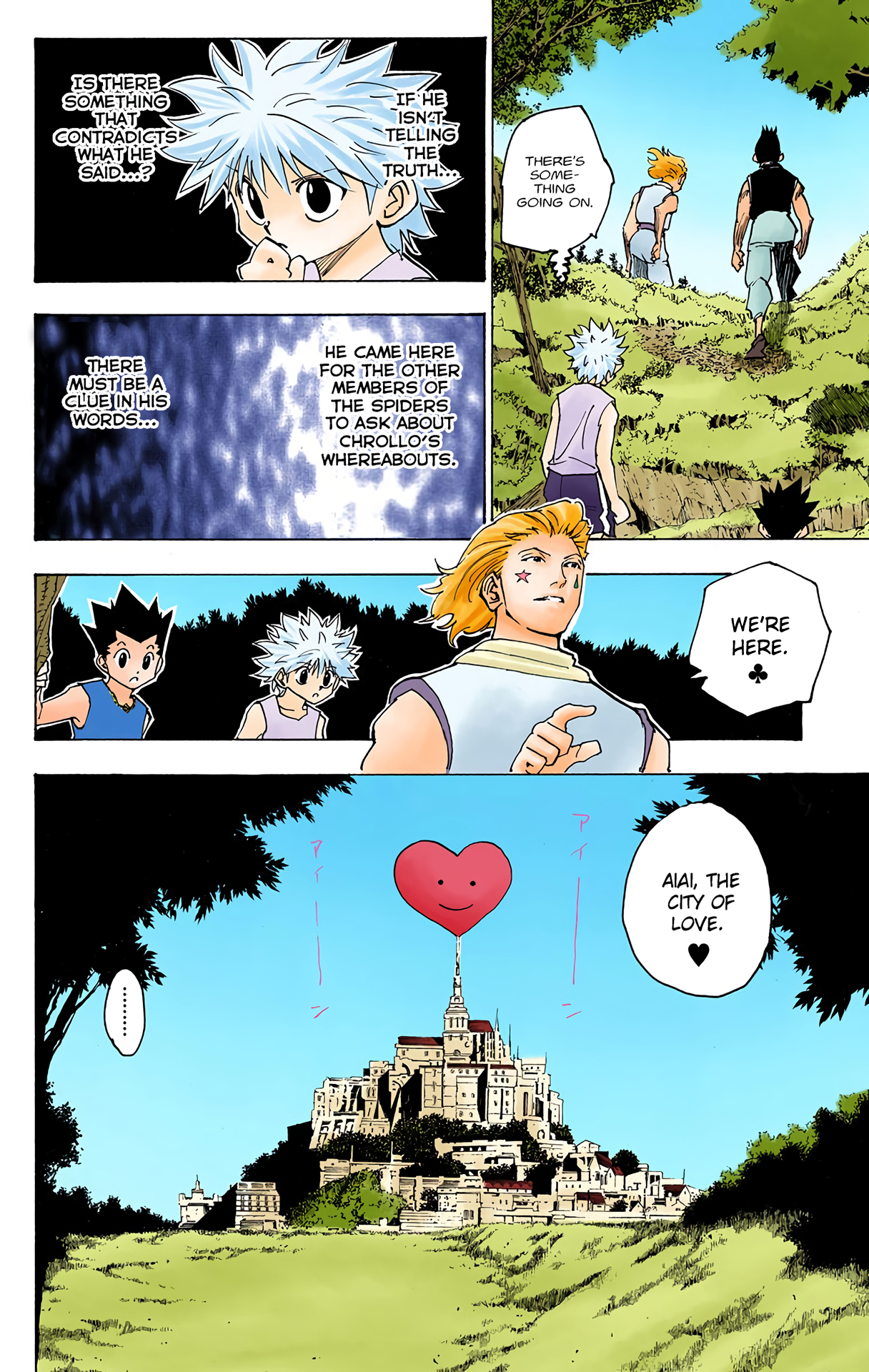 Halaman dari HUNTER x HUNTER (Official Colored) Chapter 159