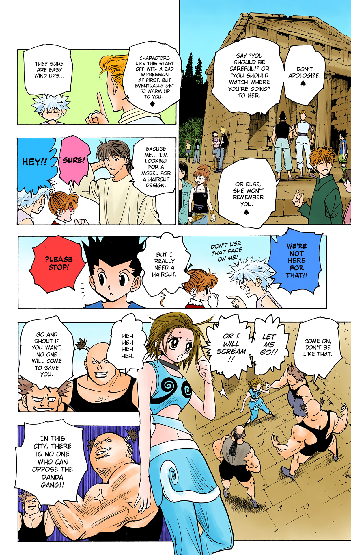 Halaman dari HUNTER x HUNTER (Official Colored) Chapter 159