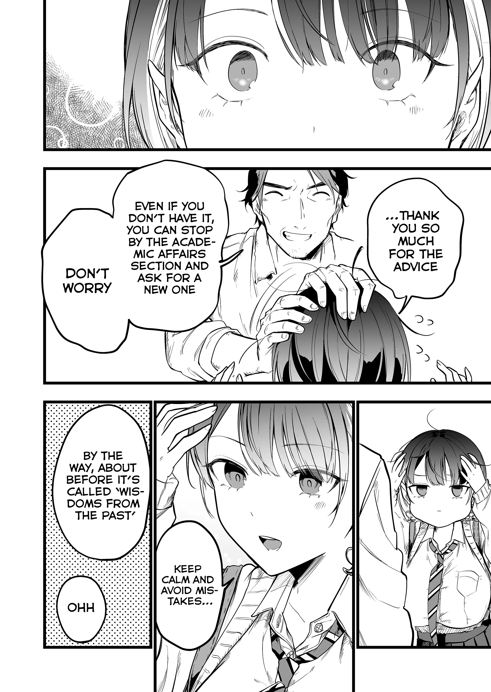 Halaman dari "Ano Toki Tasukete Itadaita Monster Musume desu." Isekai Ossan Kyoushi Totsuzen no Moteki ni Konwaku suru Chapter 1