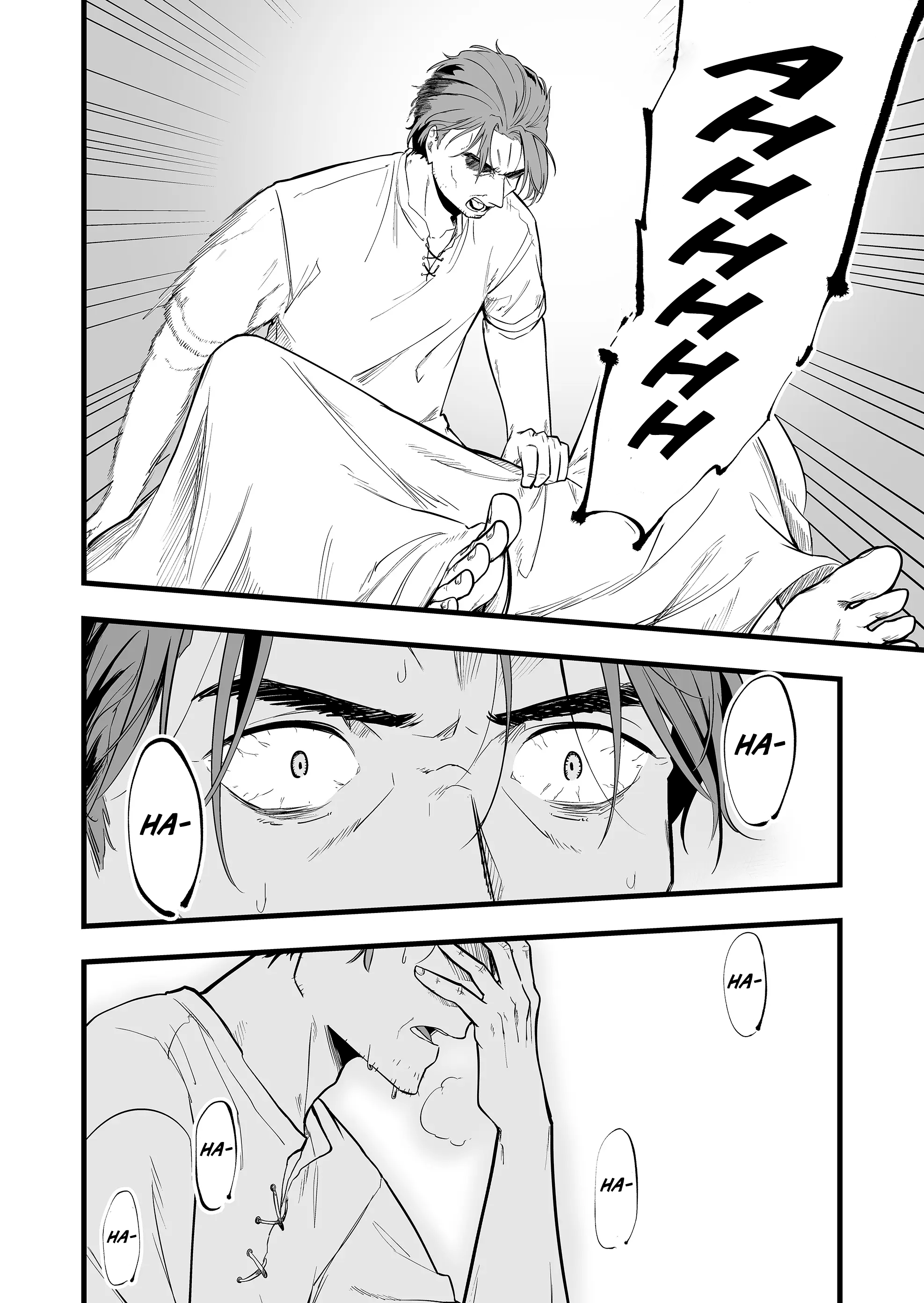 Halaman dari "Ano Toki Tasukete Itadaita Monster Musume desu." Isekai Ossan Kyoushi Totsuzen no Moteki ni Konwaku suru Chapter 1