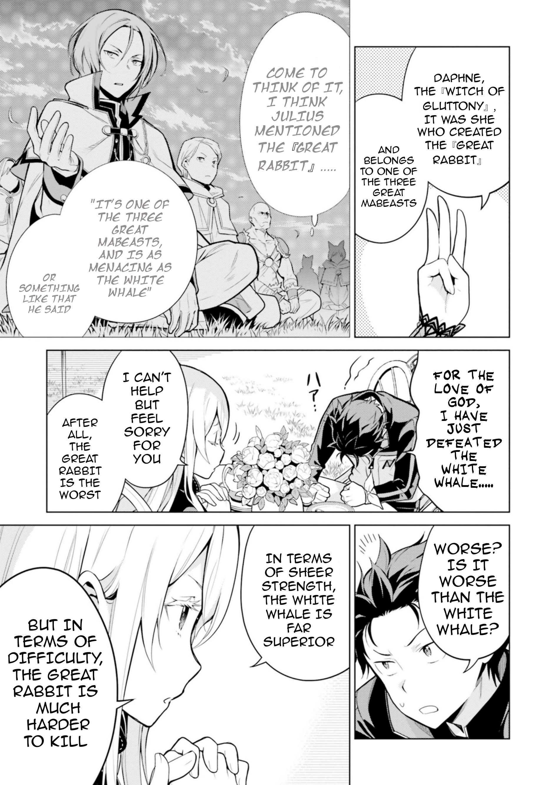 Halaman dari Re:Zero kara Hajimeru Isekai Seikatsu: Dai 4-shou—Seiiki to Gouyoku no Majo Chapter 22