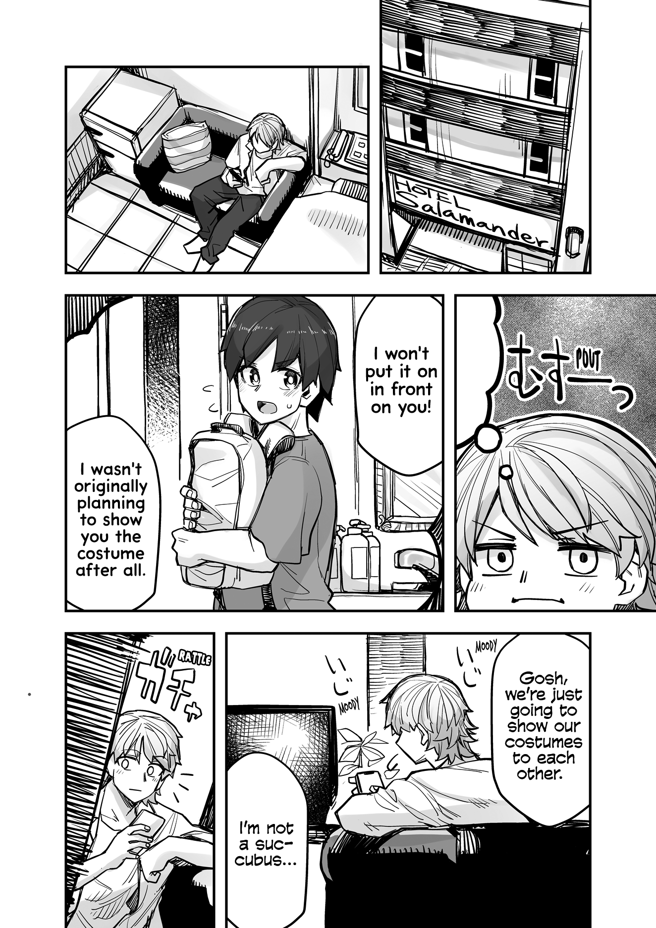 Halaman dari Ikemen Joshi to Josou Danshi Chapter 89
