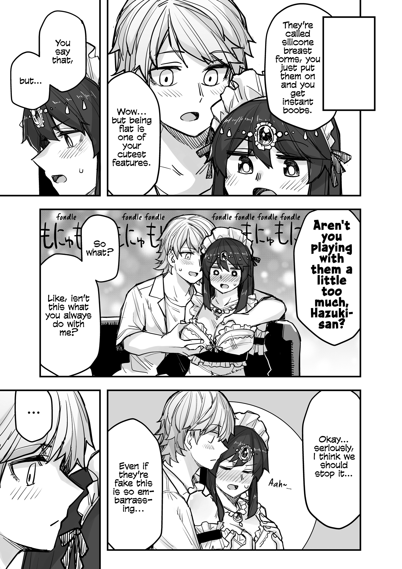 Halaman dari Ikemen Joshi to Josou Danshi Chapter 89