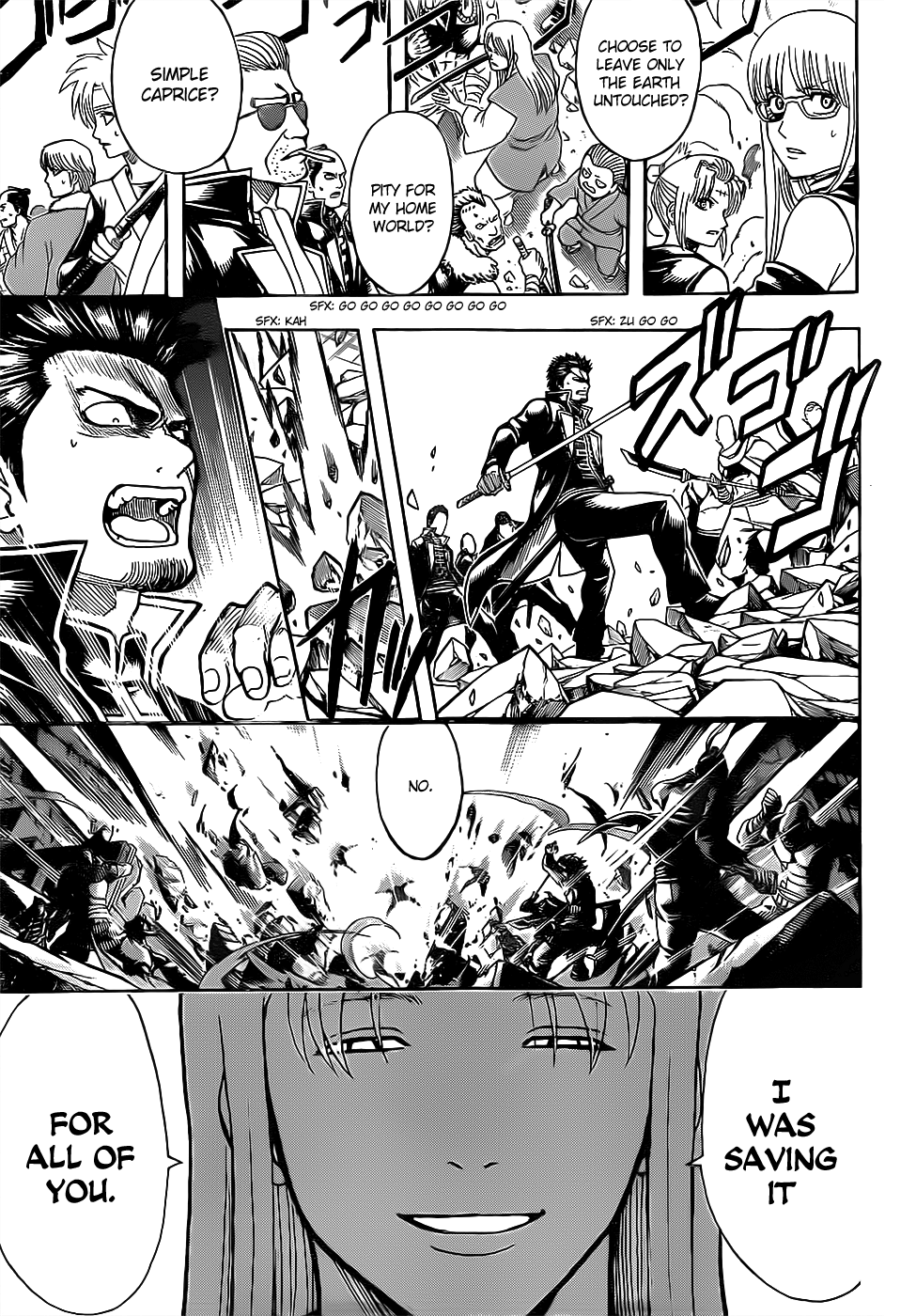 Halaman dari Gintama Chapter 637