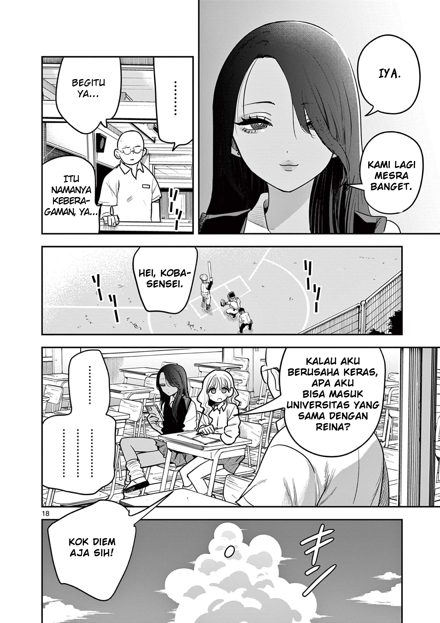 #Gal to Gal no Yuri Chapter 1 - halaman 18