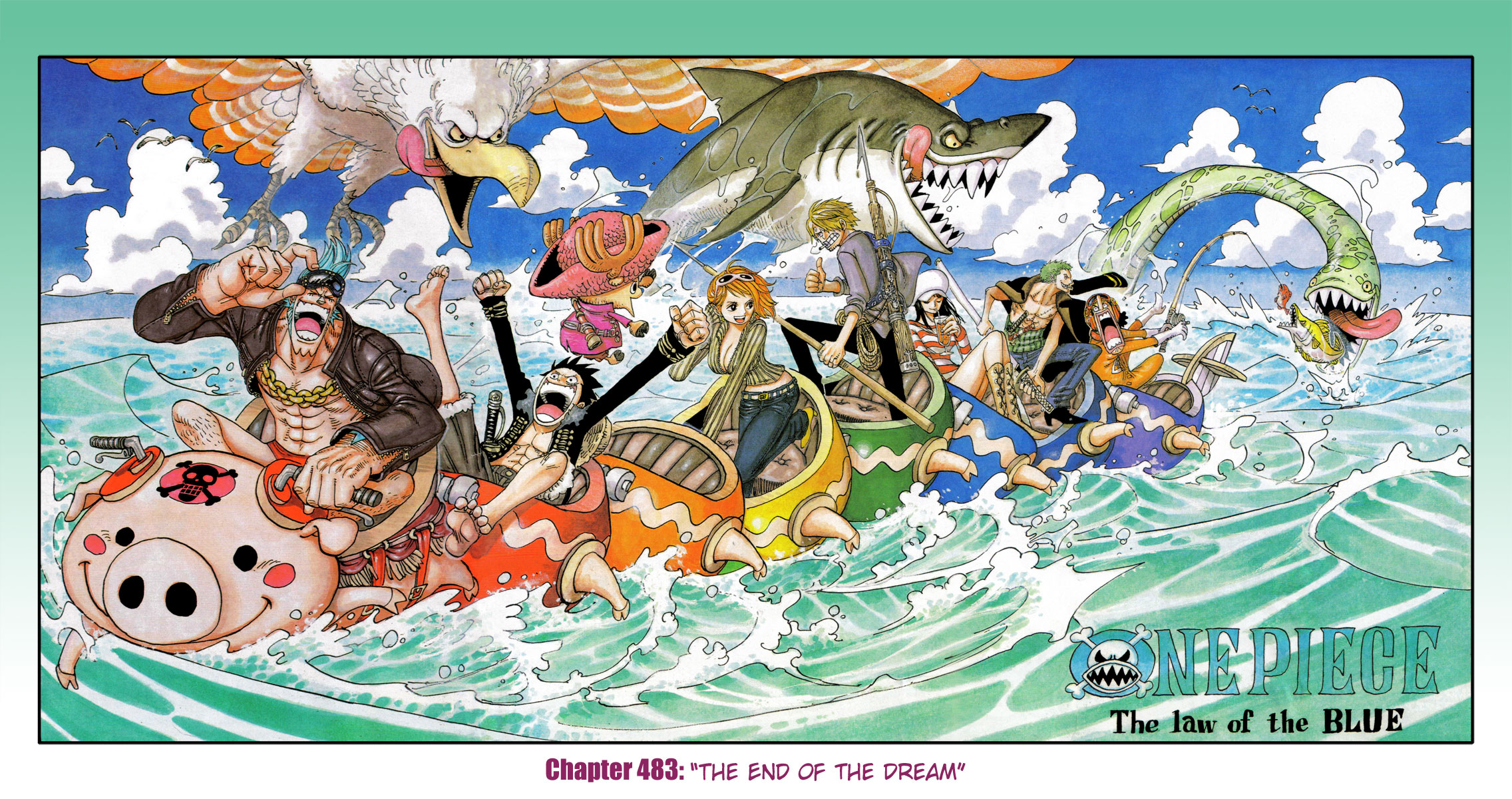 Halaman dari One Piece (Official Colored) Chapter 483