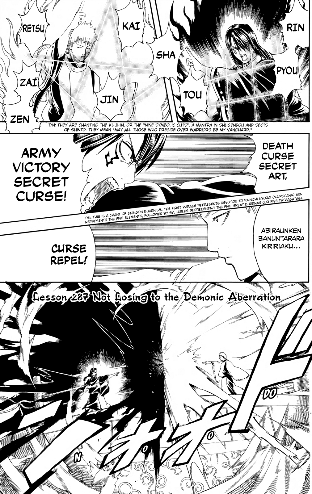 Halaman dari Gintama Chapter 287