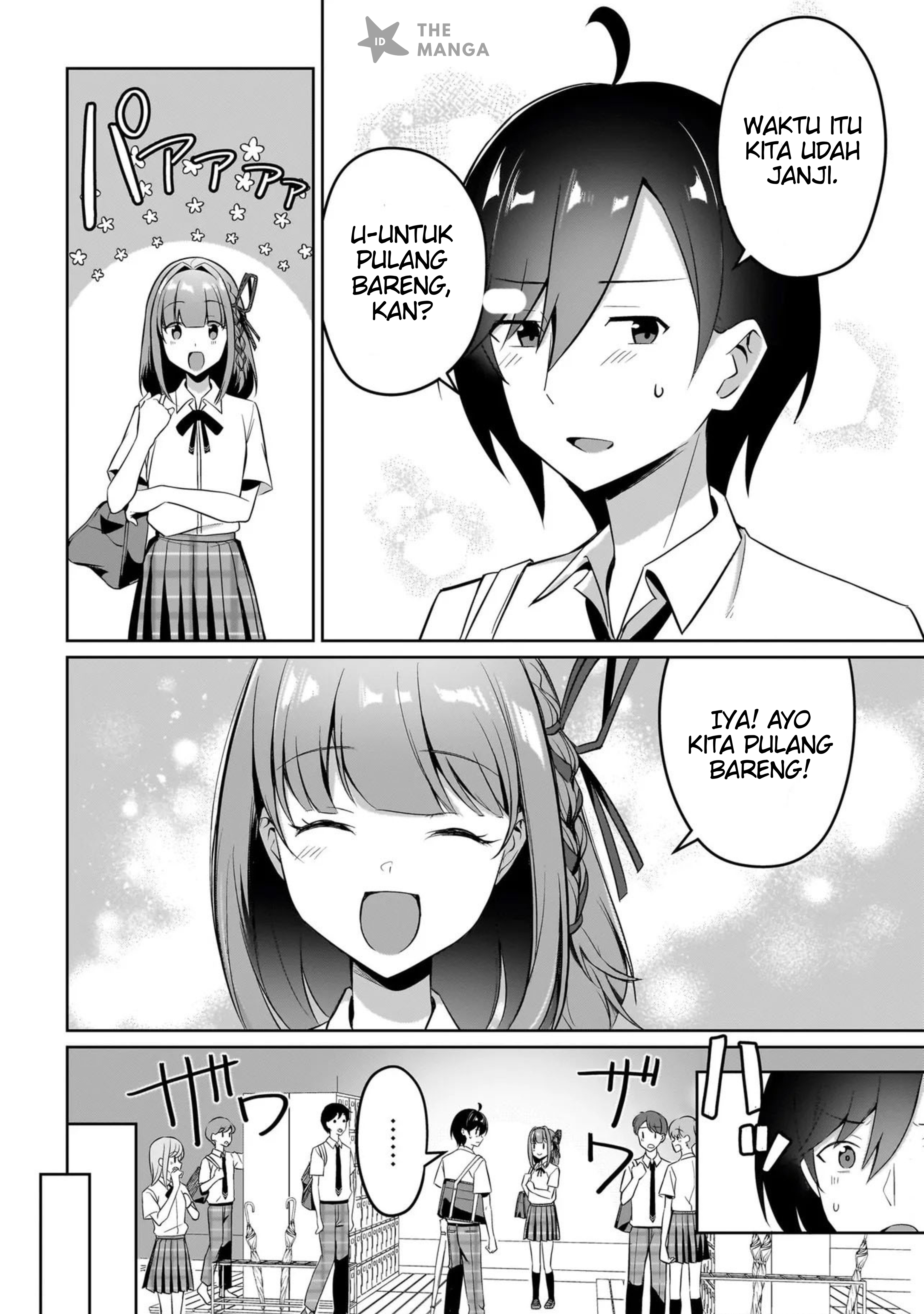 Maigo no Onnanoko wo Ie made Todoketara, Genkan kara Detekita no wa Gakunen Ichi no Bishoujo deshita Chapter 7.1 - halaman 5