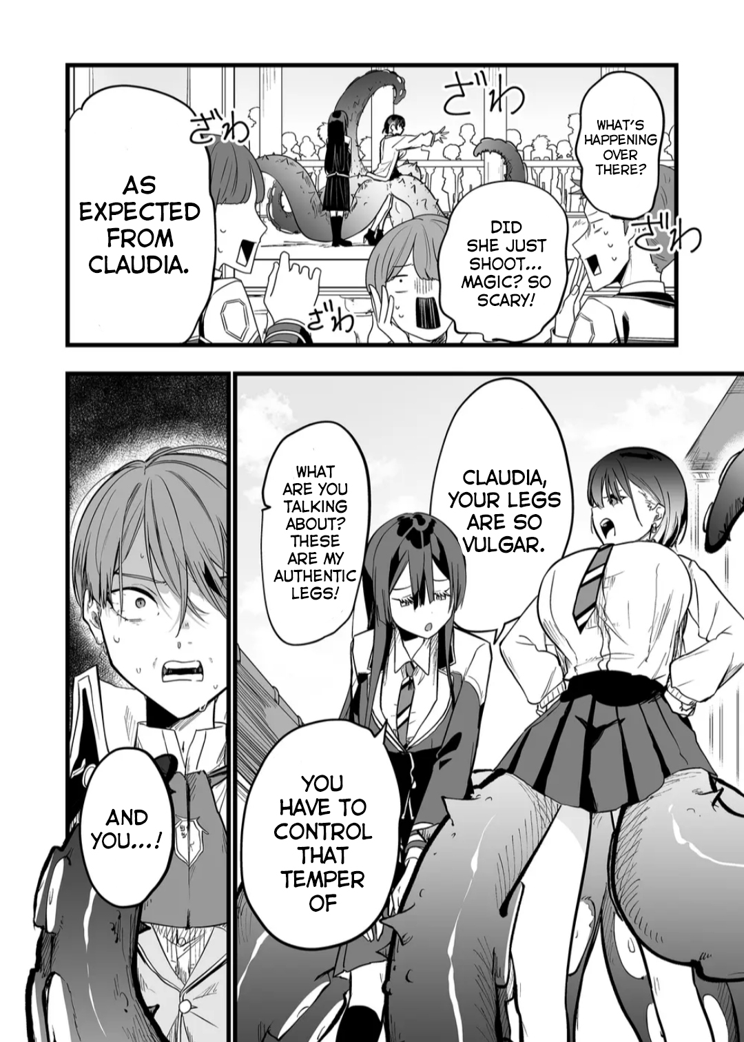 Halaman dari "Ano Toki Tasukete Itadaita Monster Musume desu." Isekai Ossan Kyoushi Totsuzen no Moteki ni Konwaku suru Chapter 8