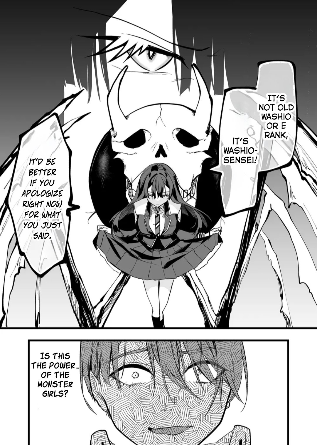 Halaman dari "Ano Toki Tasukete Itadaita Monster Musume desu." Isekai Ossan Kyoushi Totsuzen no Moteki ni Konwaku suru Chapter 8