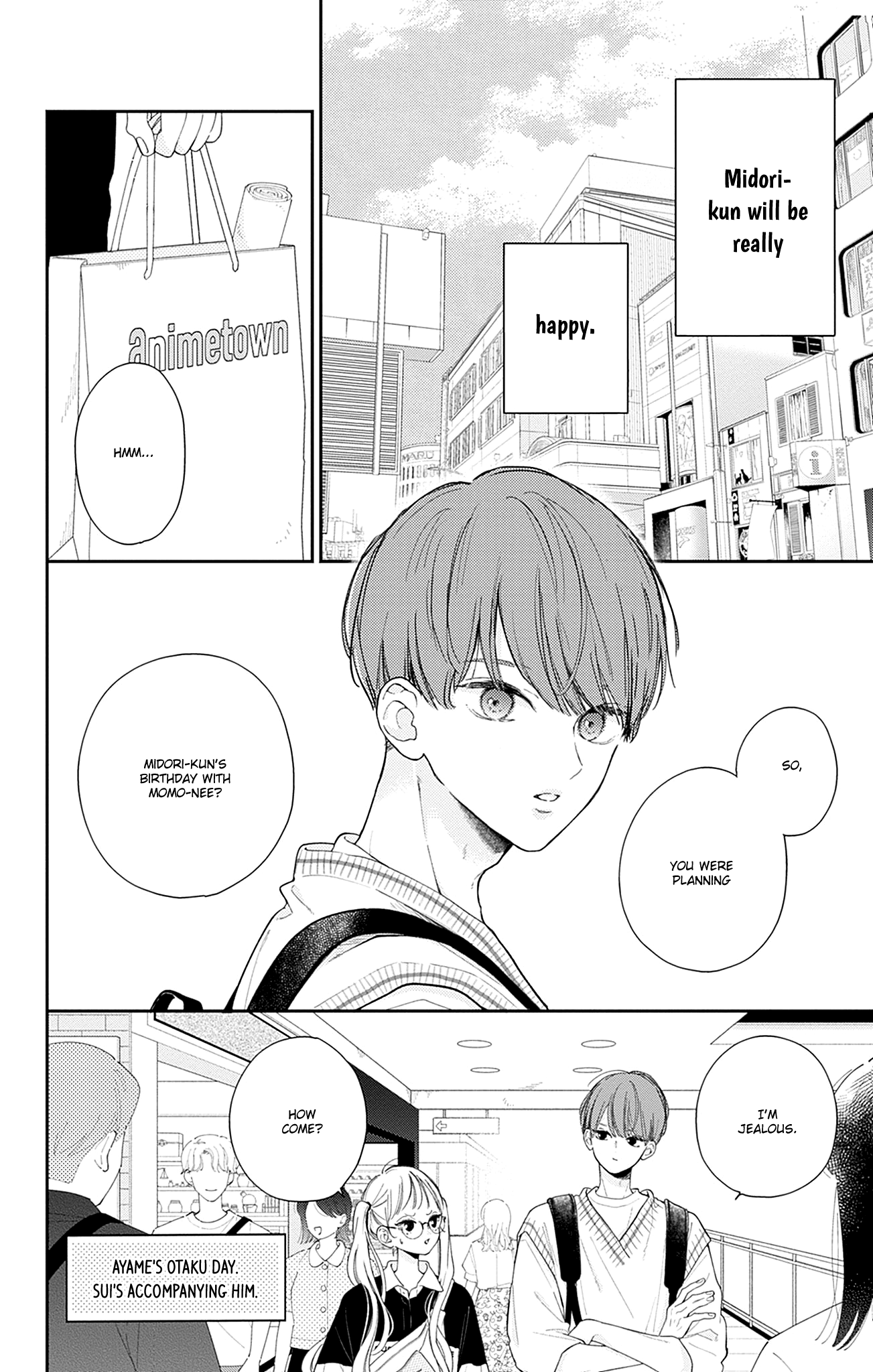 Halaman dari Onee-chan no Midori-kun Chapter 14