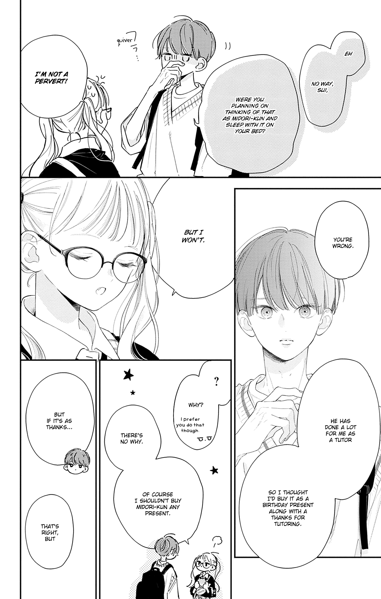 Halaman dari Onee-chan no Midori-kun Chapter 14