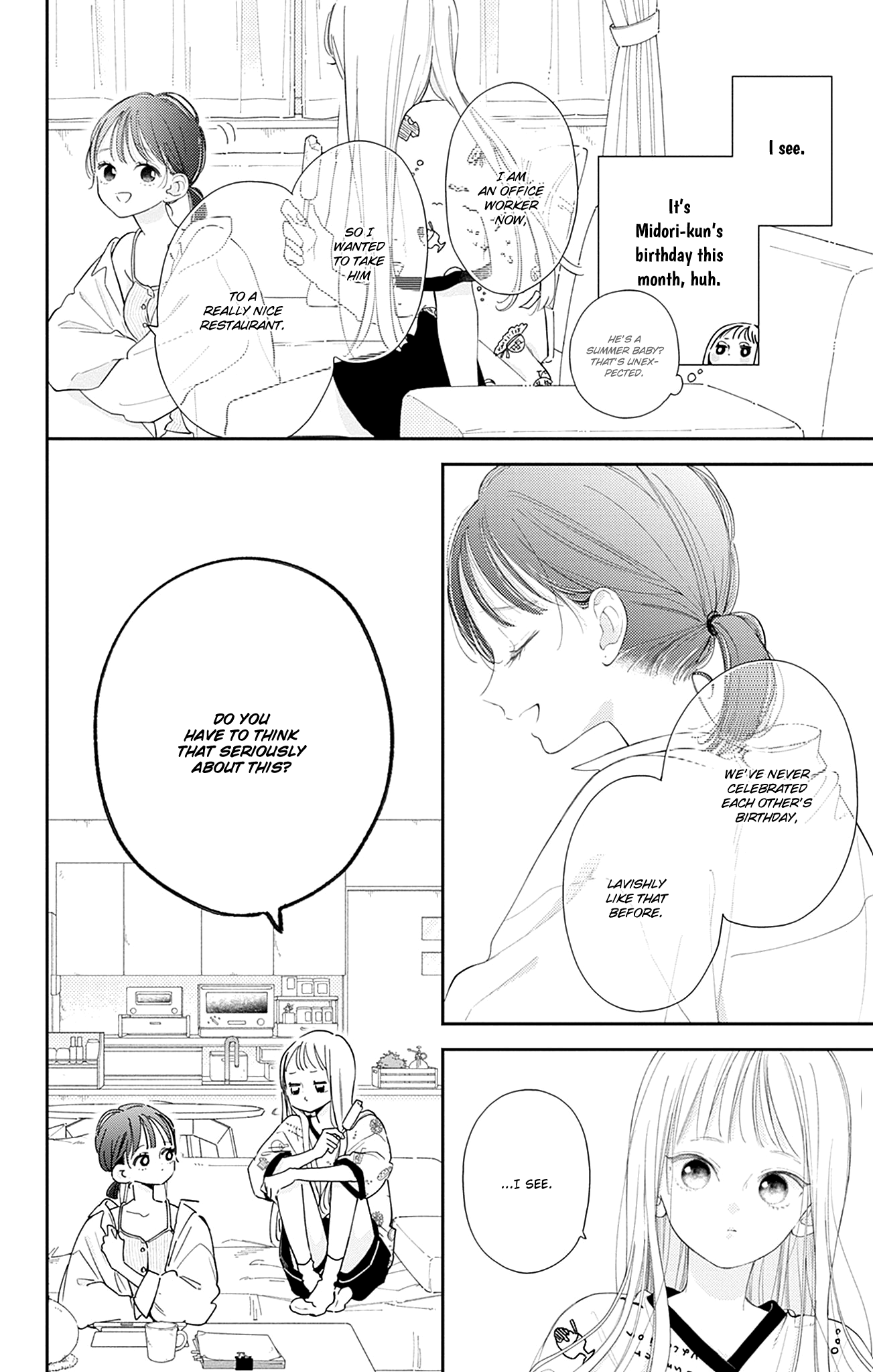 Halaman dari Onee-chan no Midori-kun Chapter 14