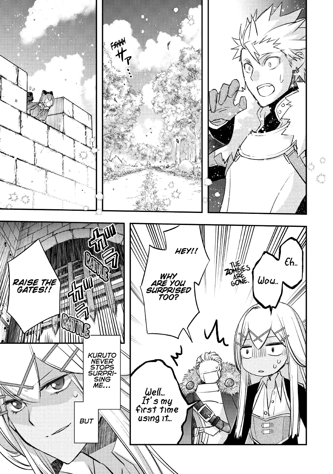 Halaman dari Kanchigai no Atelier Meister - Eiyuu Party no Moto Zatsuyougakari ga, Jitsu wa Sentou Igai ga SSS Rank Datta to Iu Yoku Aru Hanashi Chapter 21