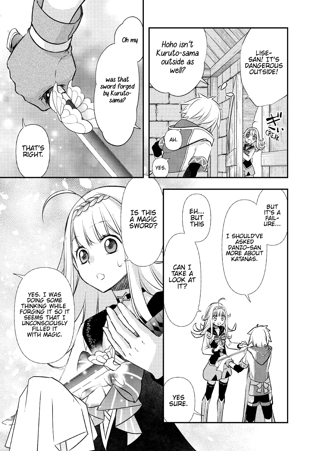 Halaman dari Kanchigai no Atelier Meister - Eiyuu Party no Moto Zatsuyougakari ga, Jitsu wa Sentou Igai ga SSS Rank Datta to Iu Yoku Aru Hanashi Chapter 21