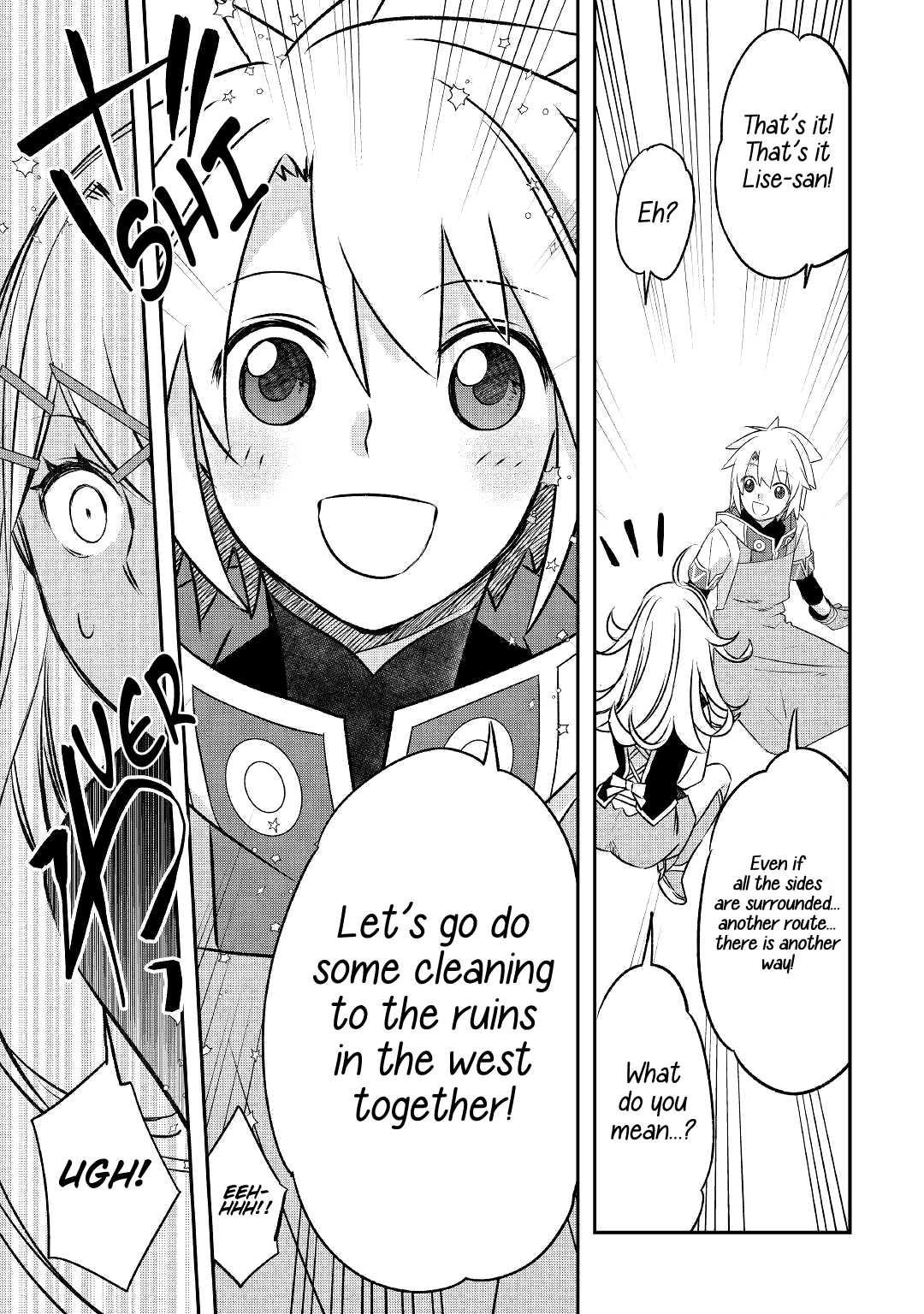 Halaman dari Kanchigai no Atelier Meister - Eiyuu Party no Moto Zatsuyougakari ga, Jitsu wa Sentou Igai ga SSS Rank Datta to Iu Yoku Aru Hanashi Chapter 21