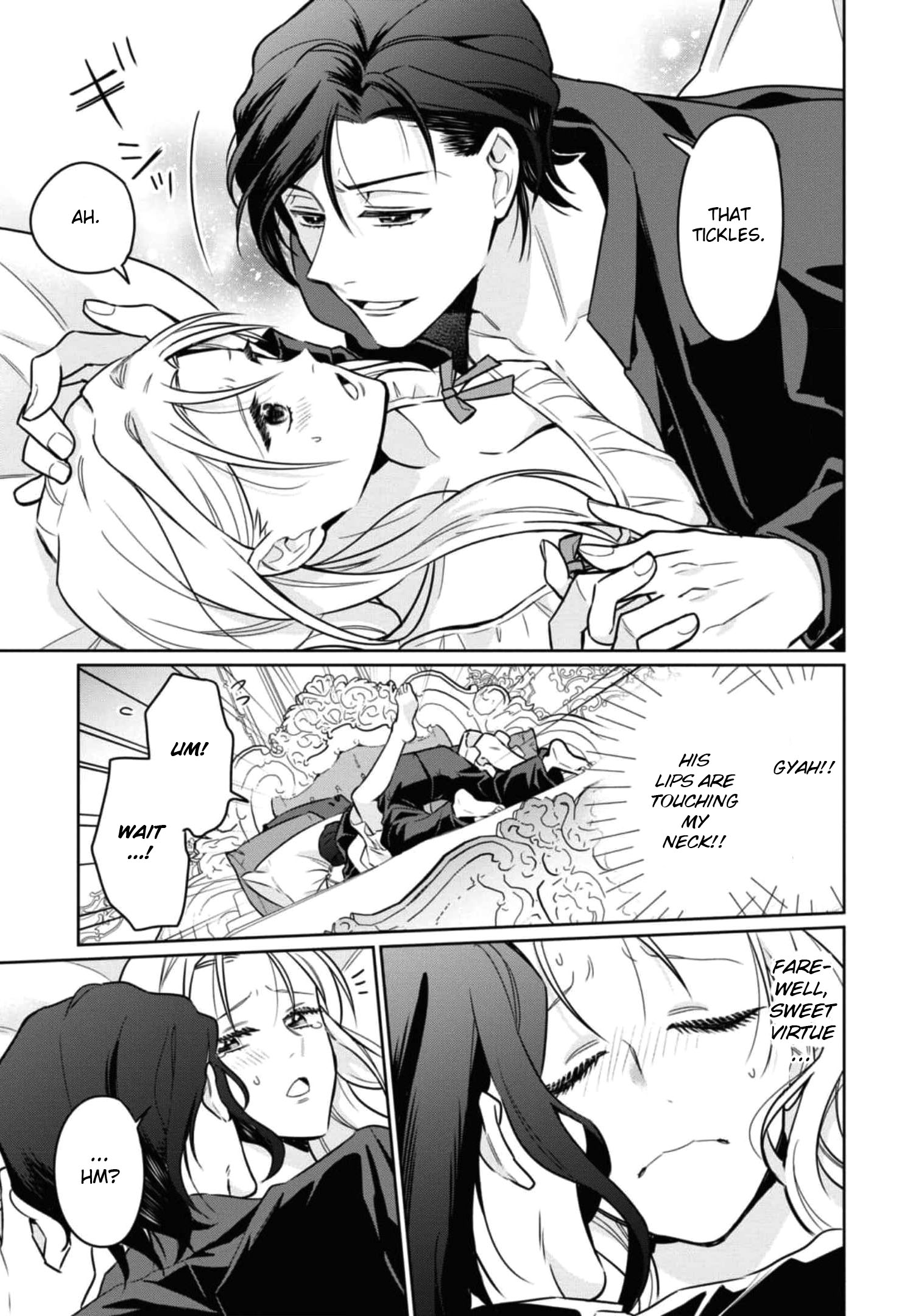 Halaman dari Though I May Be a Villainess, I'll Show You I Can Obtain Happiness! Chapter 4