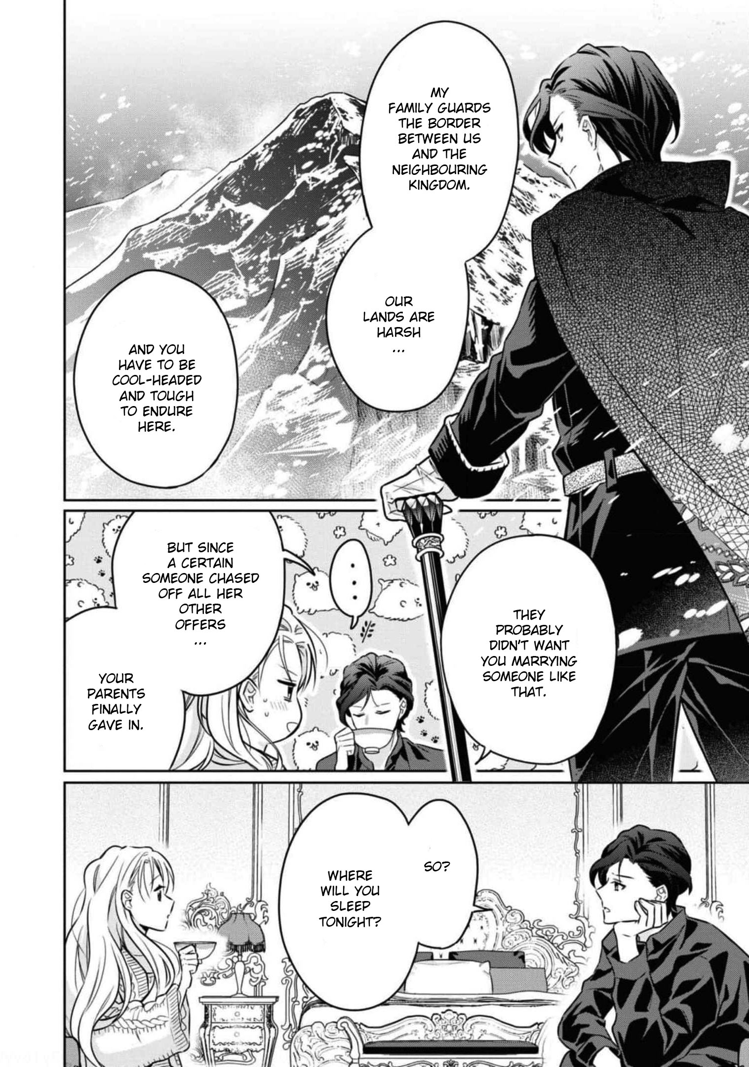 Halaman dari Though I May Be a Villainess, I'll Show You I Can Obtain Happiness! Chapter 4