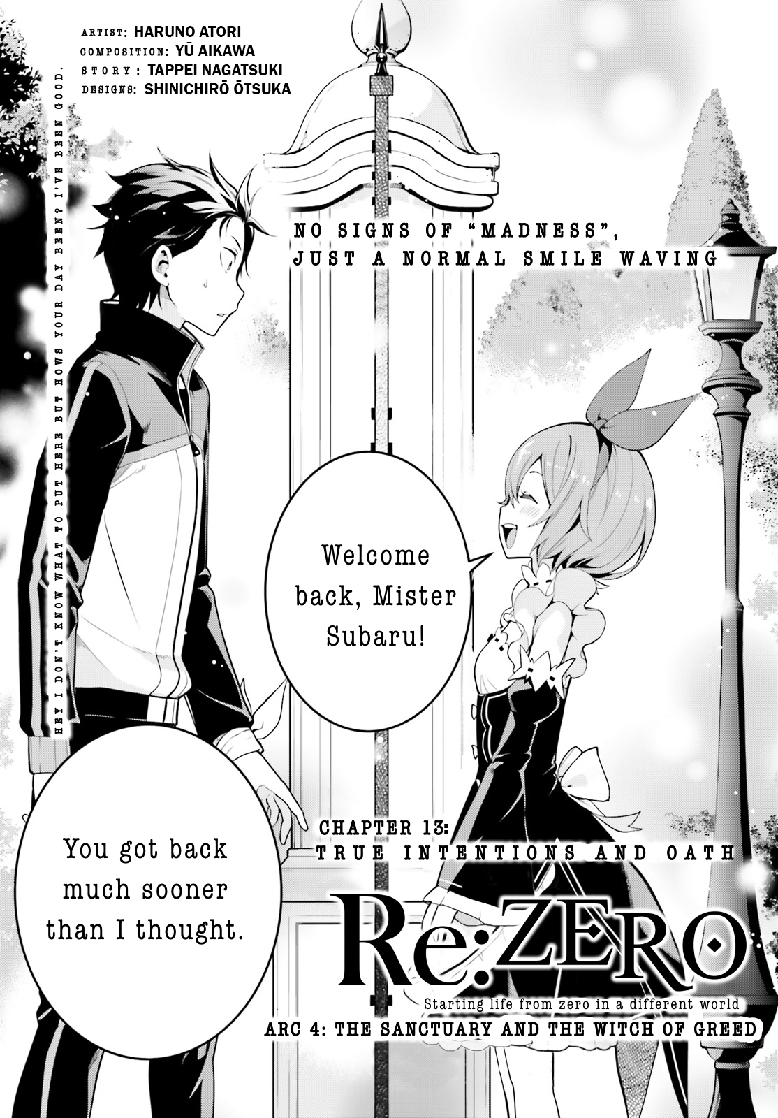 Halaman dari Re:Zero kara Hajimeru Isekai Seikatsu: Dai 4-shou—Seiiki to Gouyoku no Majo Chapter 13