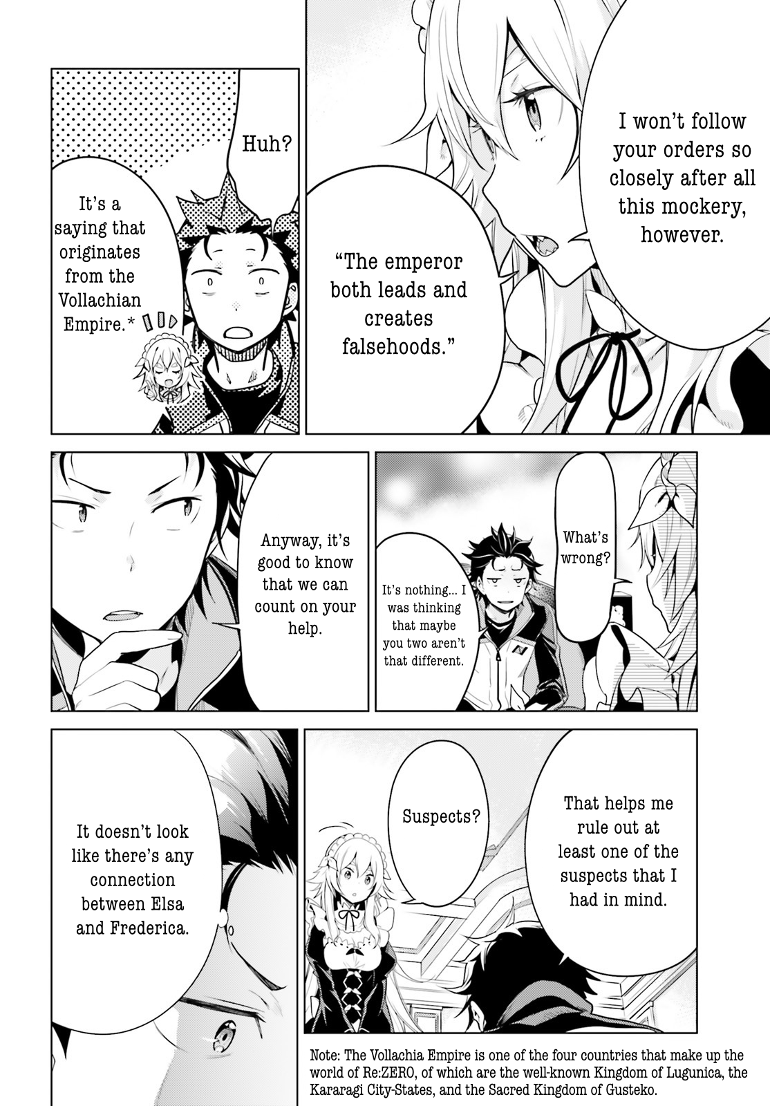 Halaman dari Re:Zero kara Hajimeru Isekai Seikatsu: Dai 4-shou—Seiiki to Gouyoku no Majo Chapter 13