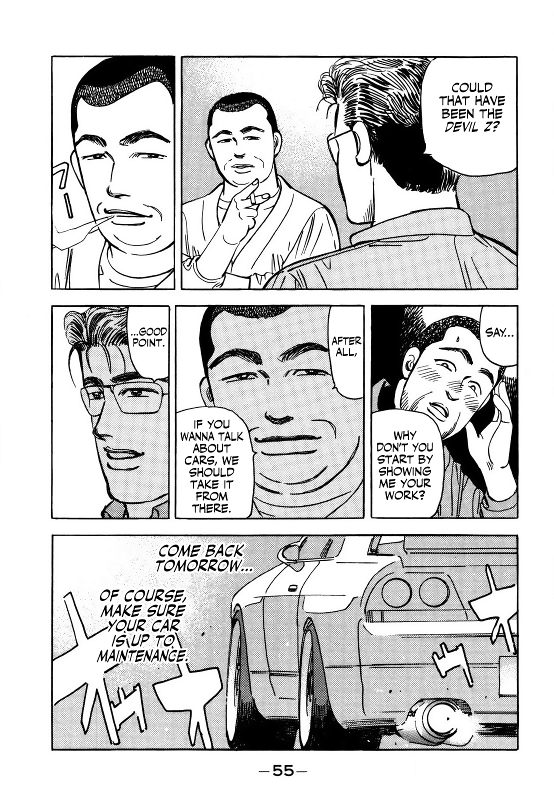 Halaman dari Wangan Midnight Chapter 163