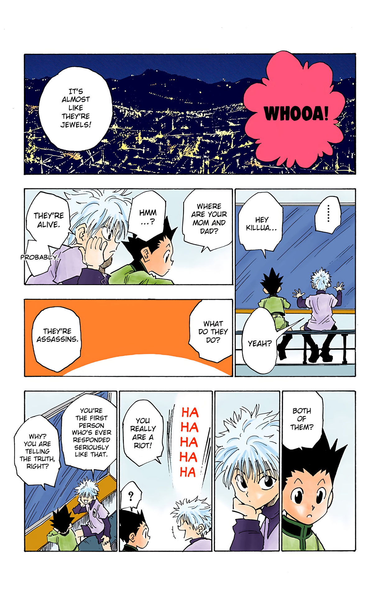 Halaman dari HUNTER x HUNTER (Official Colored) Chapter 13