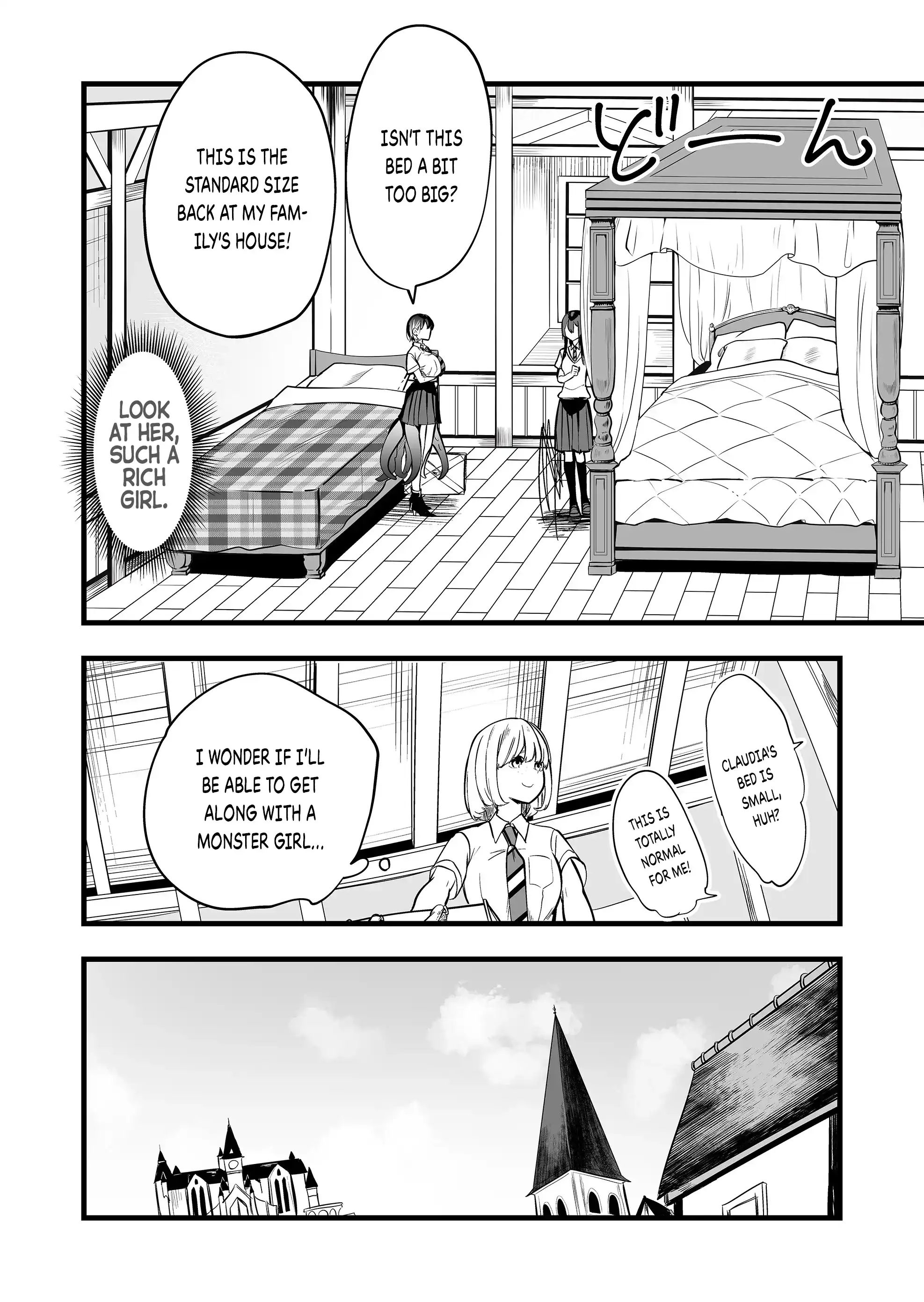 Halaman dari "Ano Toki Tasukete Itadaita Monster Musume desu." Isekai Ossan Kyoushi Totsuzen no Moteki ni Konwaku suru Chapter 25