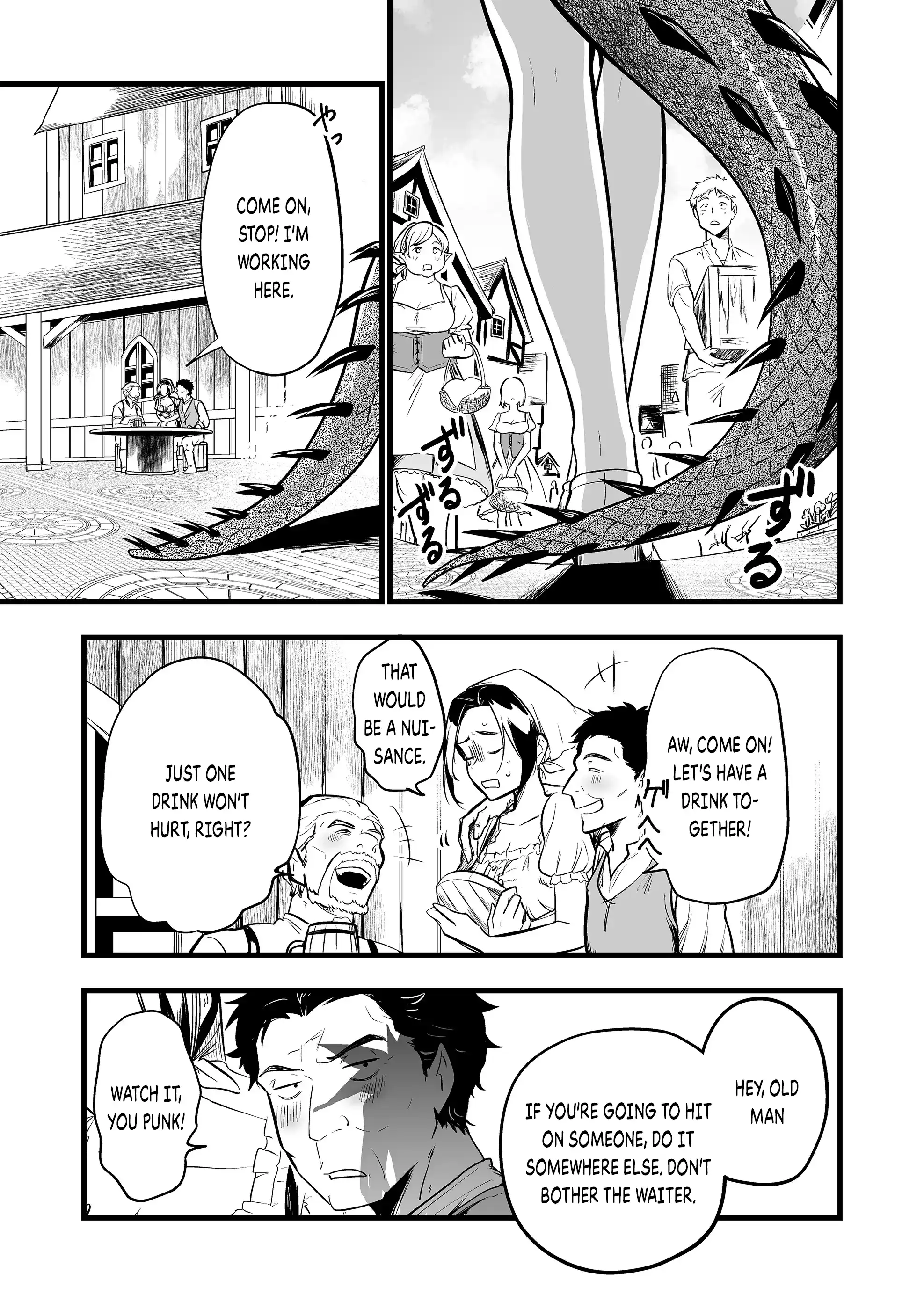 Halaman dari "Ano Toki Tasukete Itadaita Monster Musume desu." Isekai Ossan Kyoushi Totsuzen no Moteki ni Konwaku suru Chapter 25