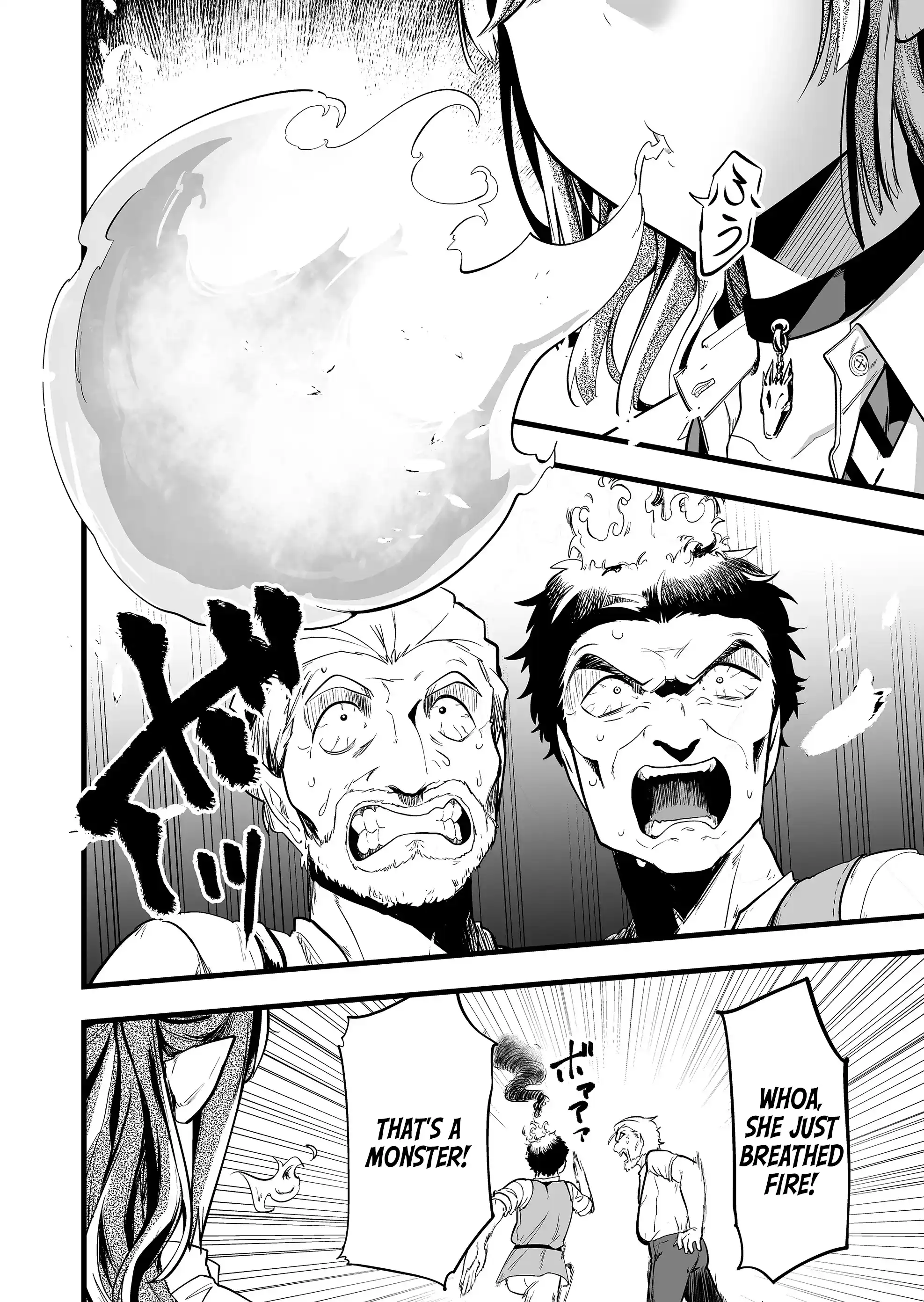 Halaman dari "Ano Toki Tasukete Itadaita Monster Musume desu." Isekai Ossan Kyoushi Totsuzen no Moteki ni Konwaku suru Chapter 25