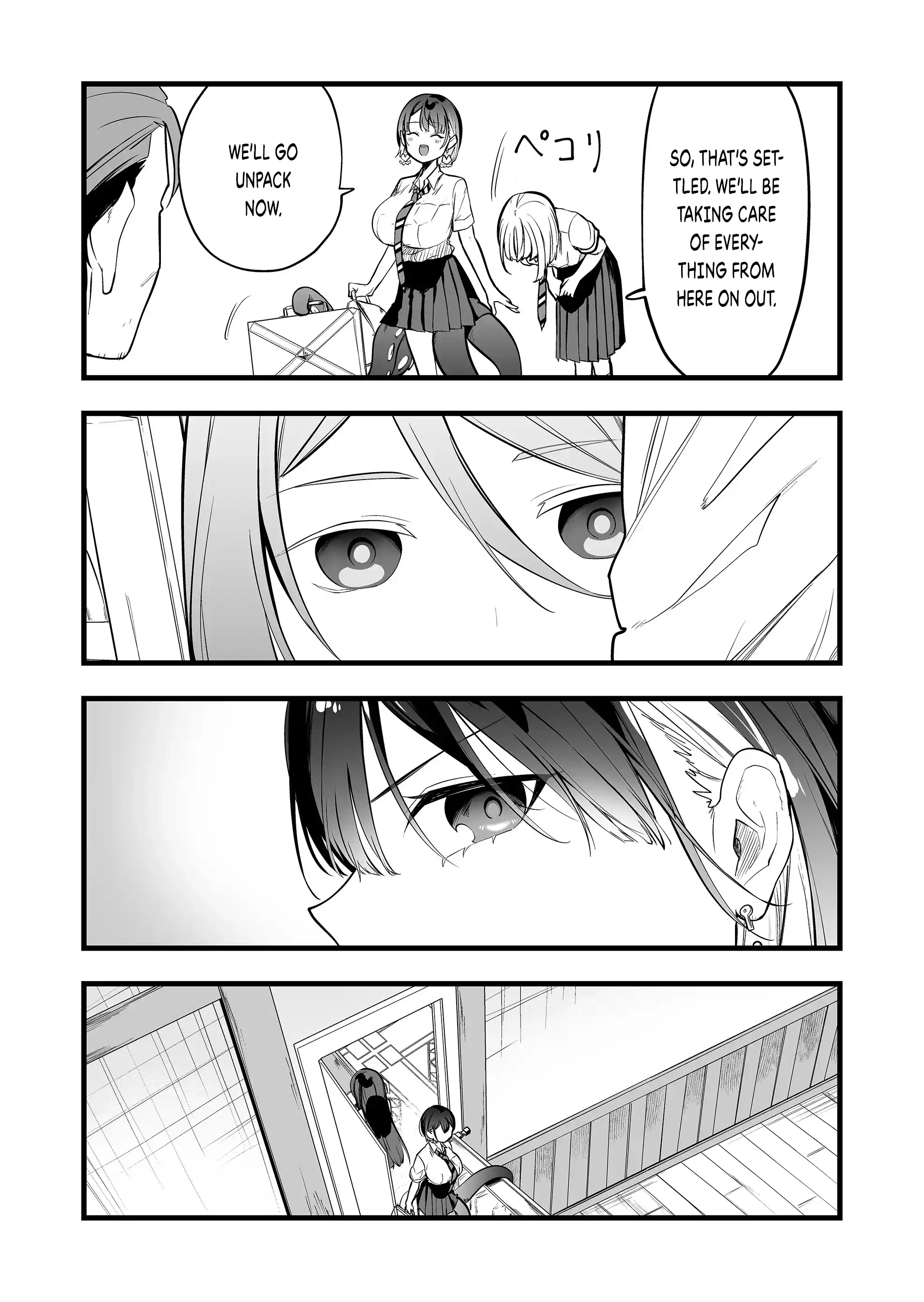Halaman dari "Ano Toki Tasukete Itadaita Monster Musume desu." Isekai Ossan Kyoushi Totsuzen no Moteki ni Konwaku suru Chapter 25