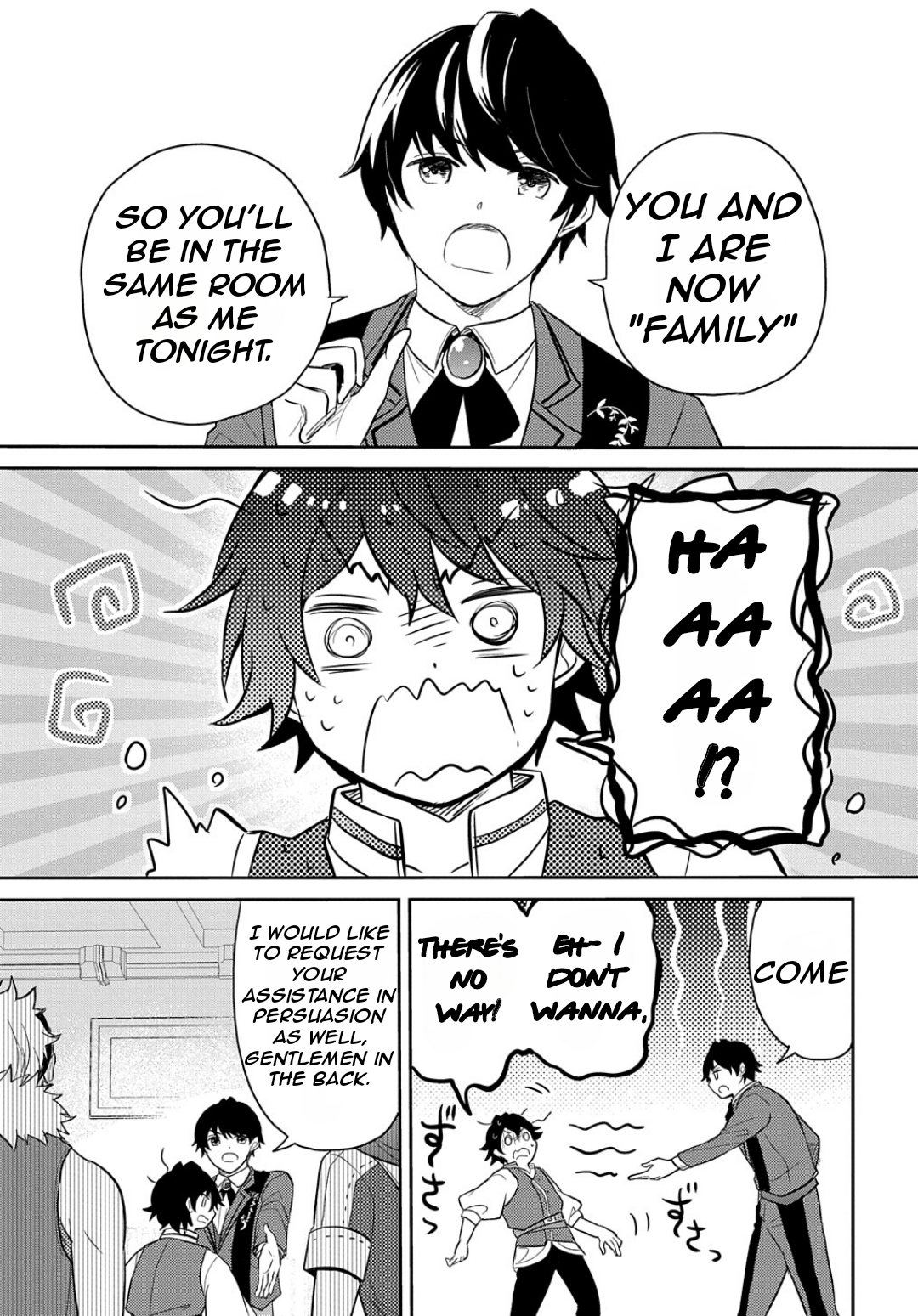 Halaman dari Tensei Youjo wa Akiramenai Chapter 42