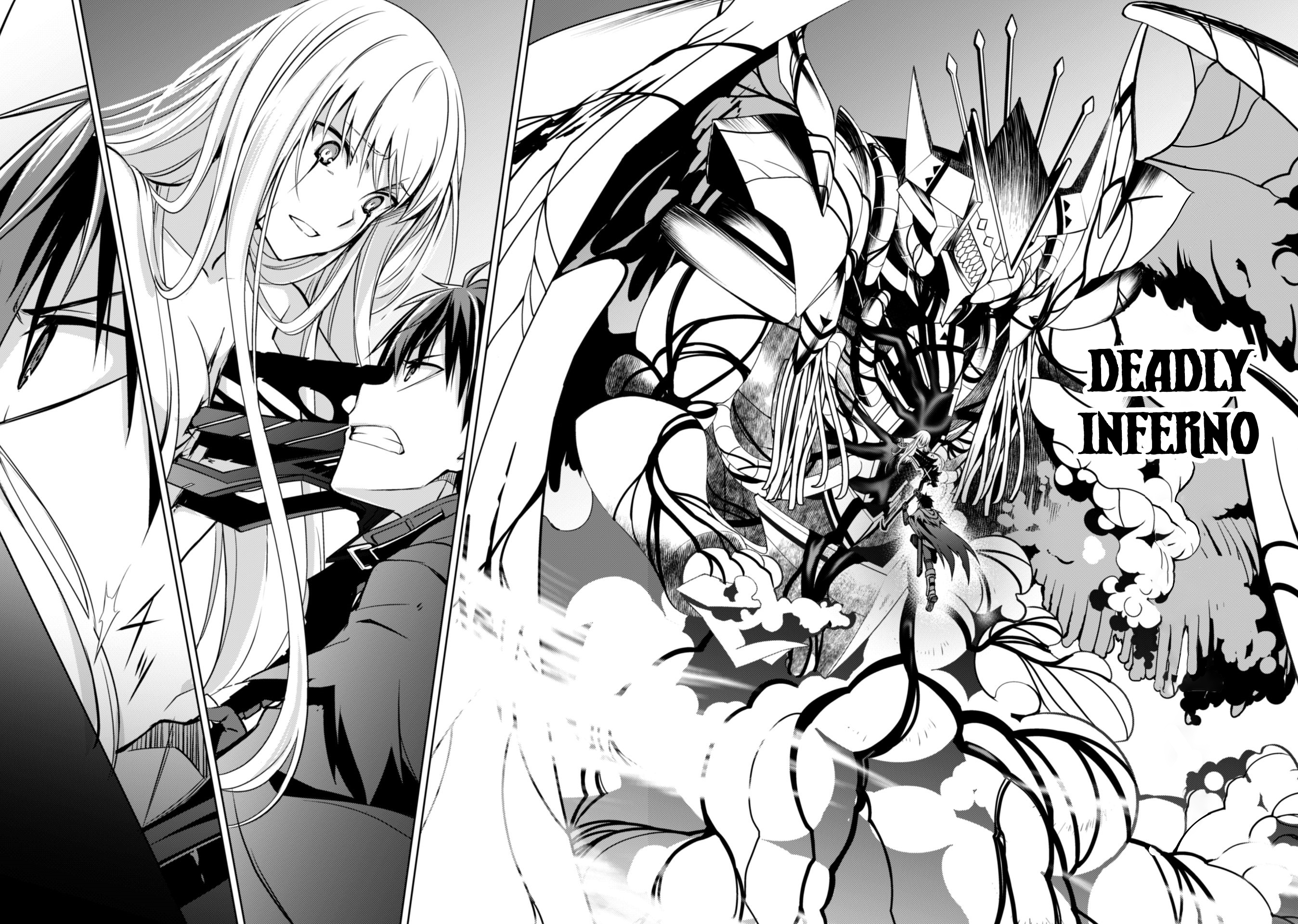 Halaman dari Boushoku no Berserk ~Ore dake Level to Iu Gainen wo Toppa suru~ Chapter 21