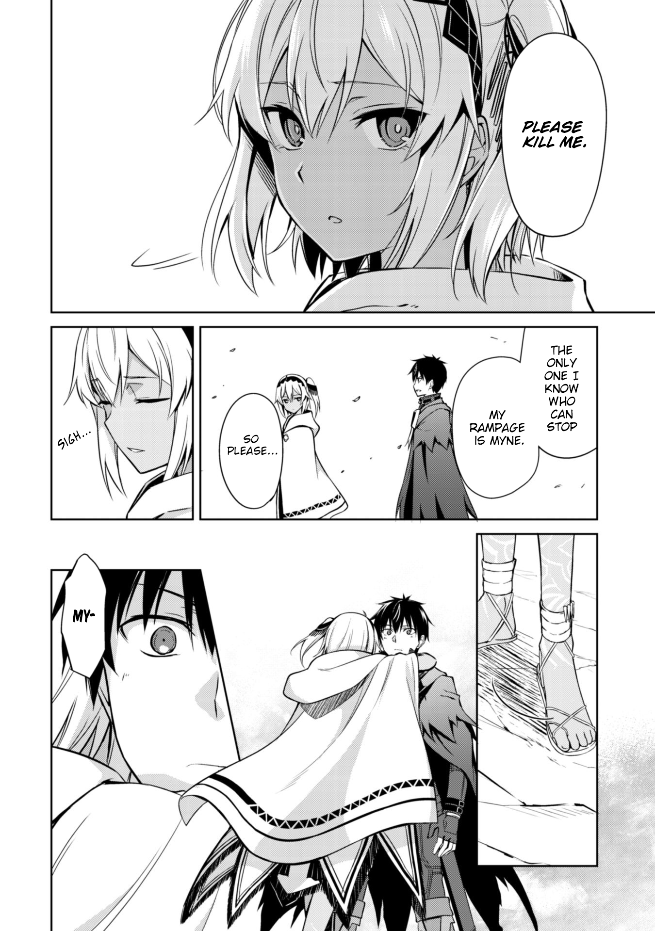 Halaman dari Boushoku no Berserk ~Ore dake Level to Iu Gainen wo Toppa suru~ Chapter 21